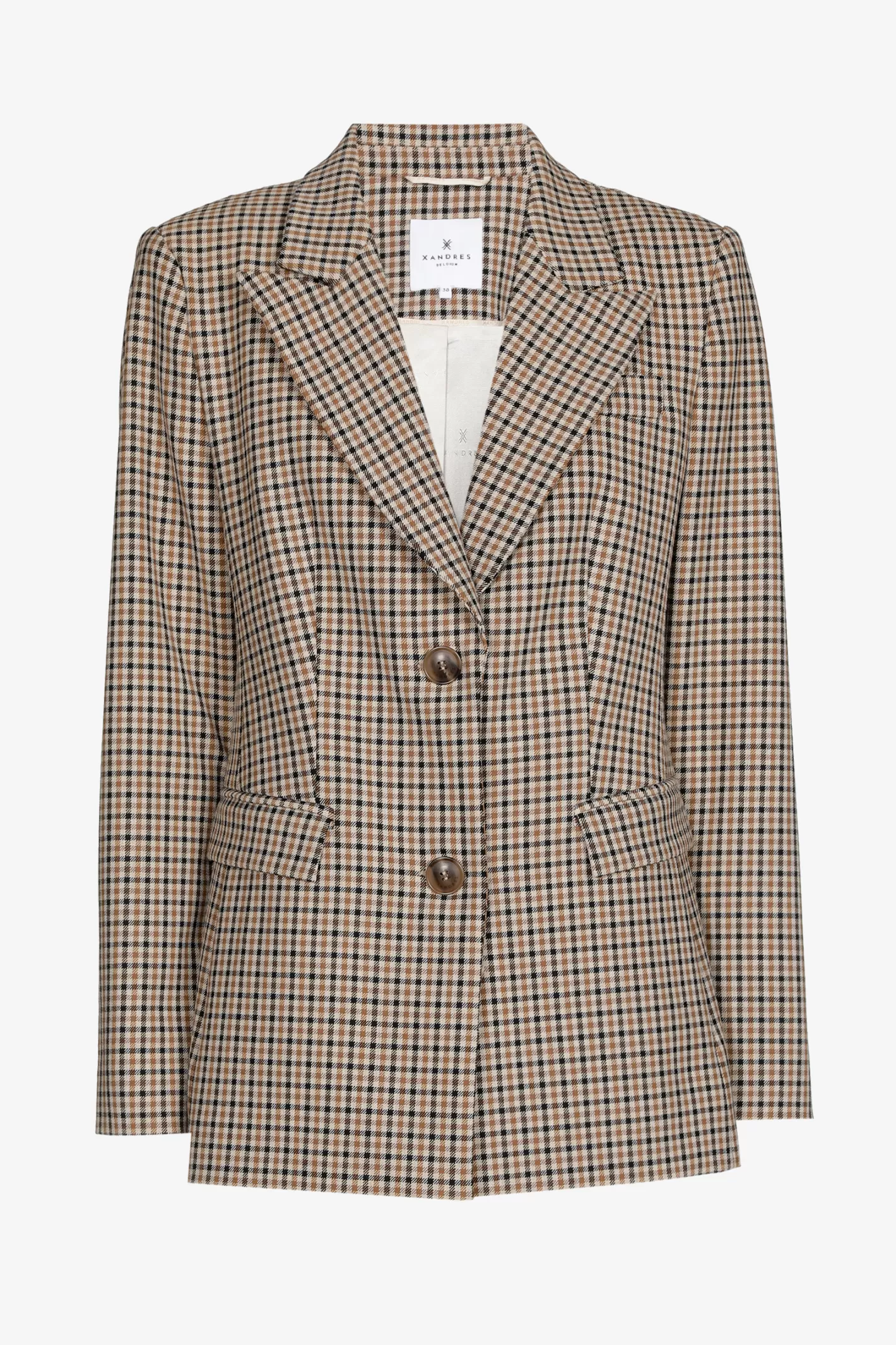 Femme Xandres Blazer à carreaux