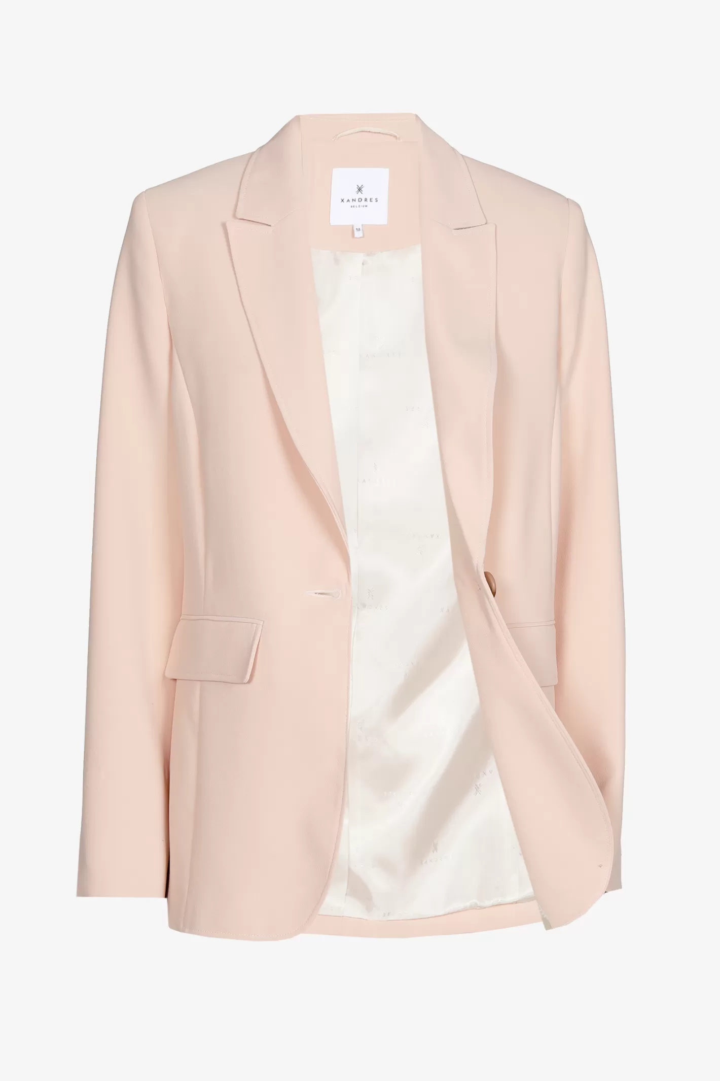 blazer_droit__col_revers_2.webp Femme Xandres Blazer droit à col revers