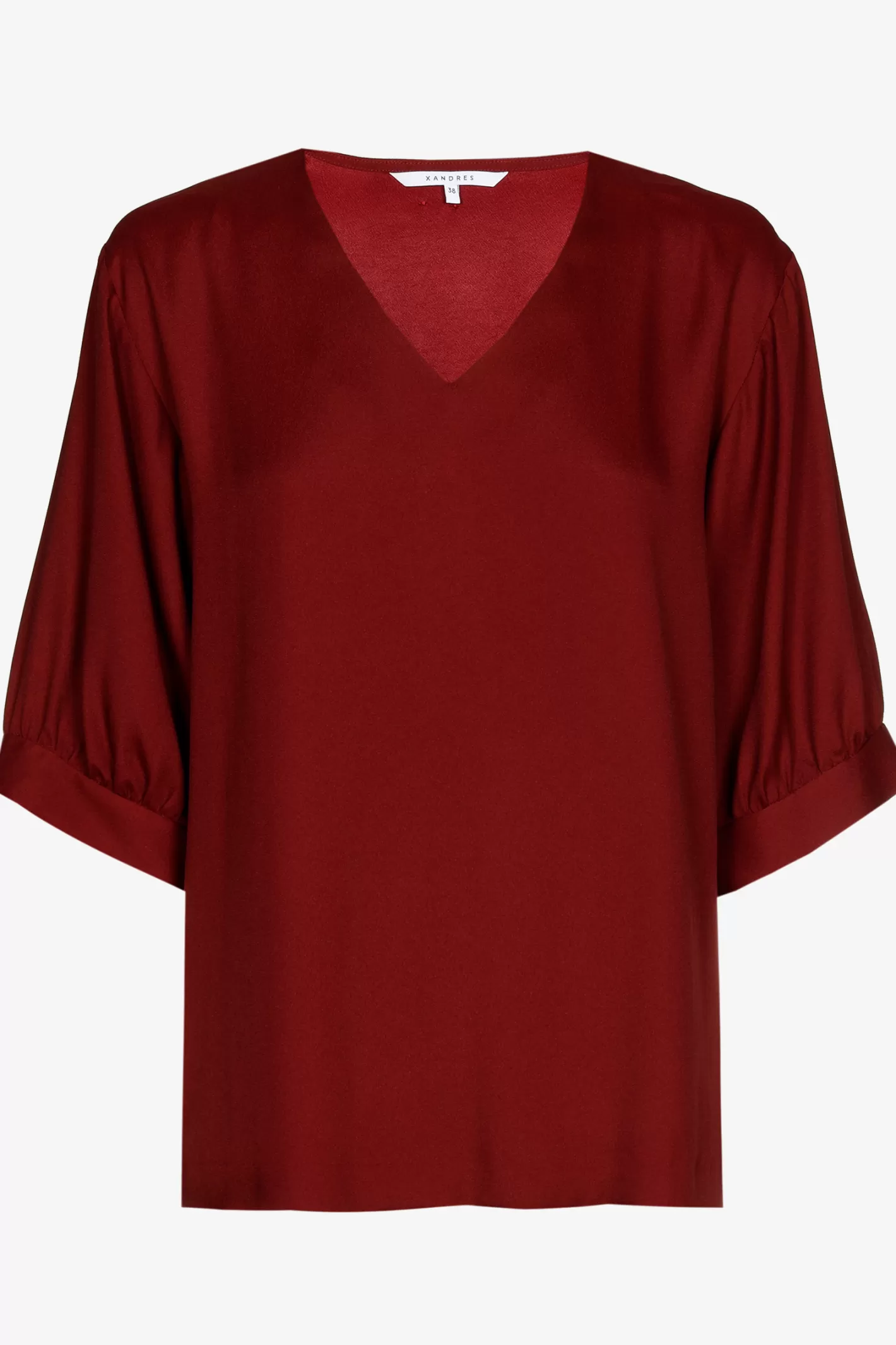 Femme Xandres Blouse à manches froncées