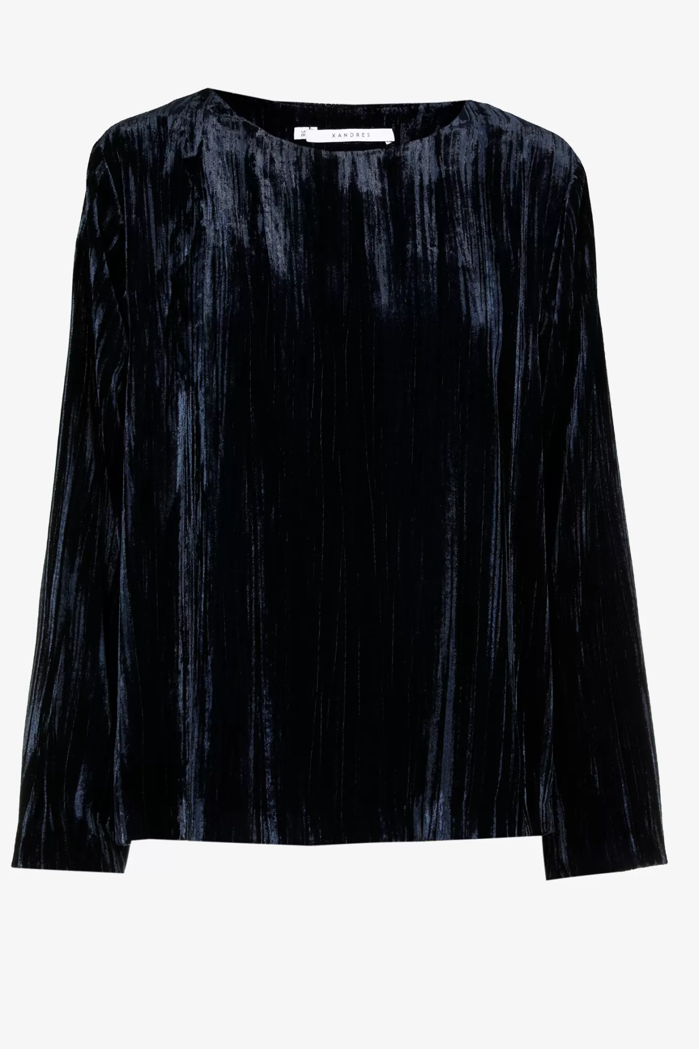 Femme Xandres Blouse en velours écrasé