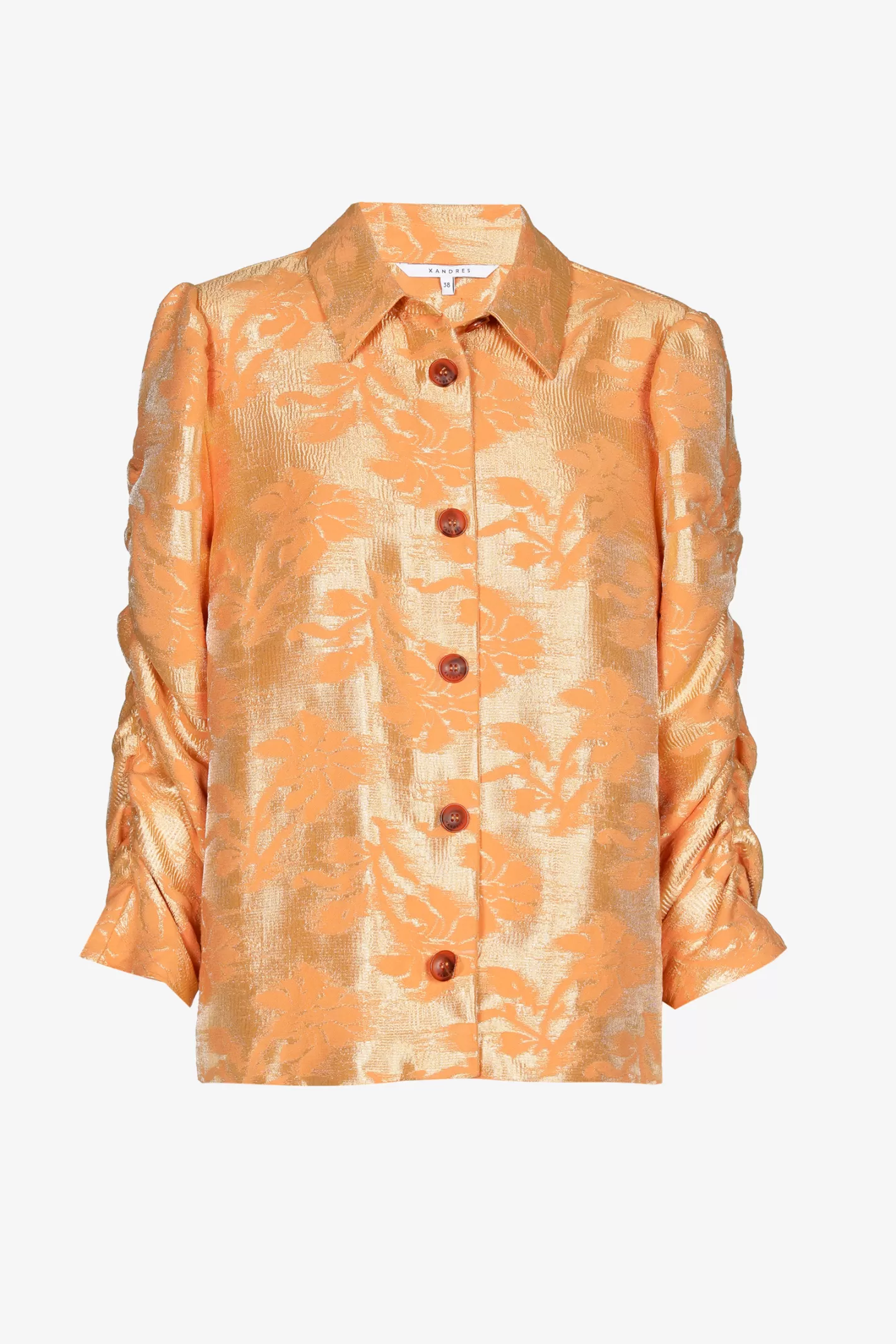 Femme Xandres Blouse jacquard à imprimé floral