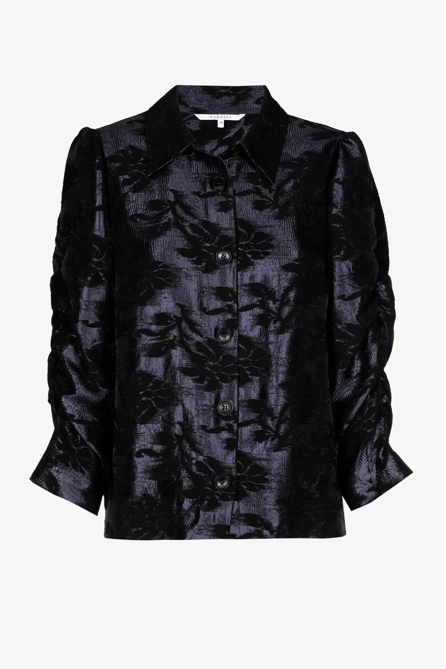 Femme Xandres Blouse jacquard à imprimé floral