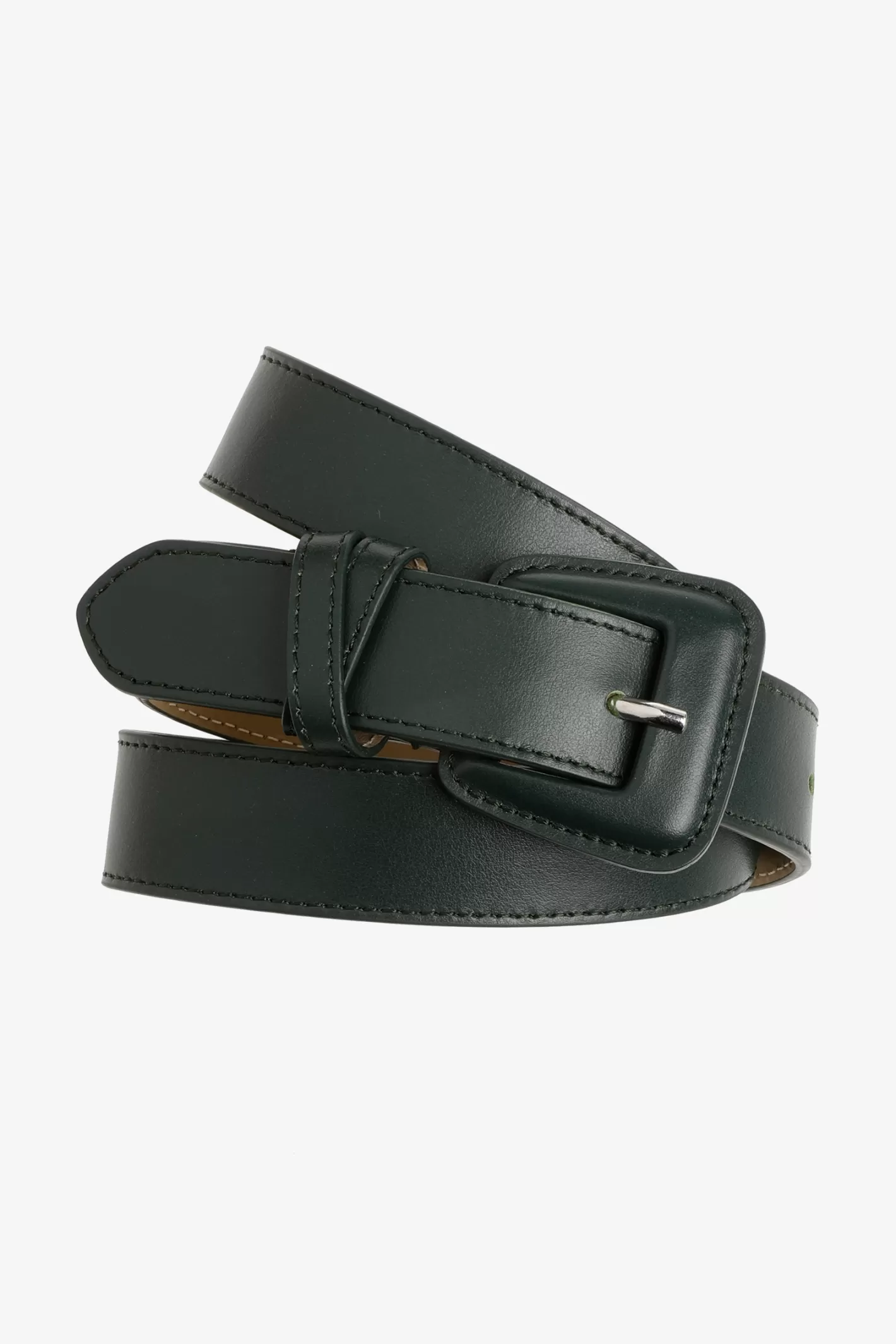 Femme Xandres Ceinture en cuir avec boucle arrondie