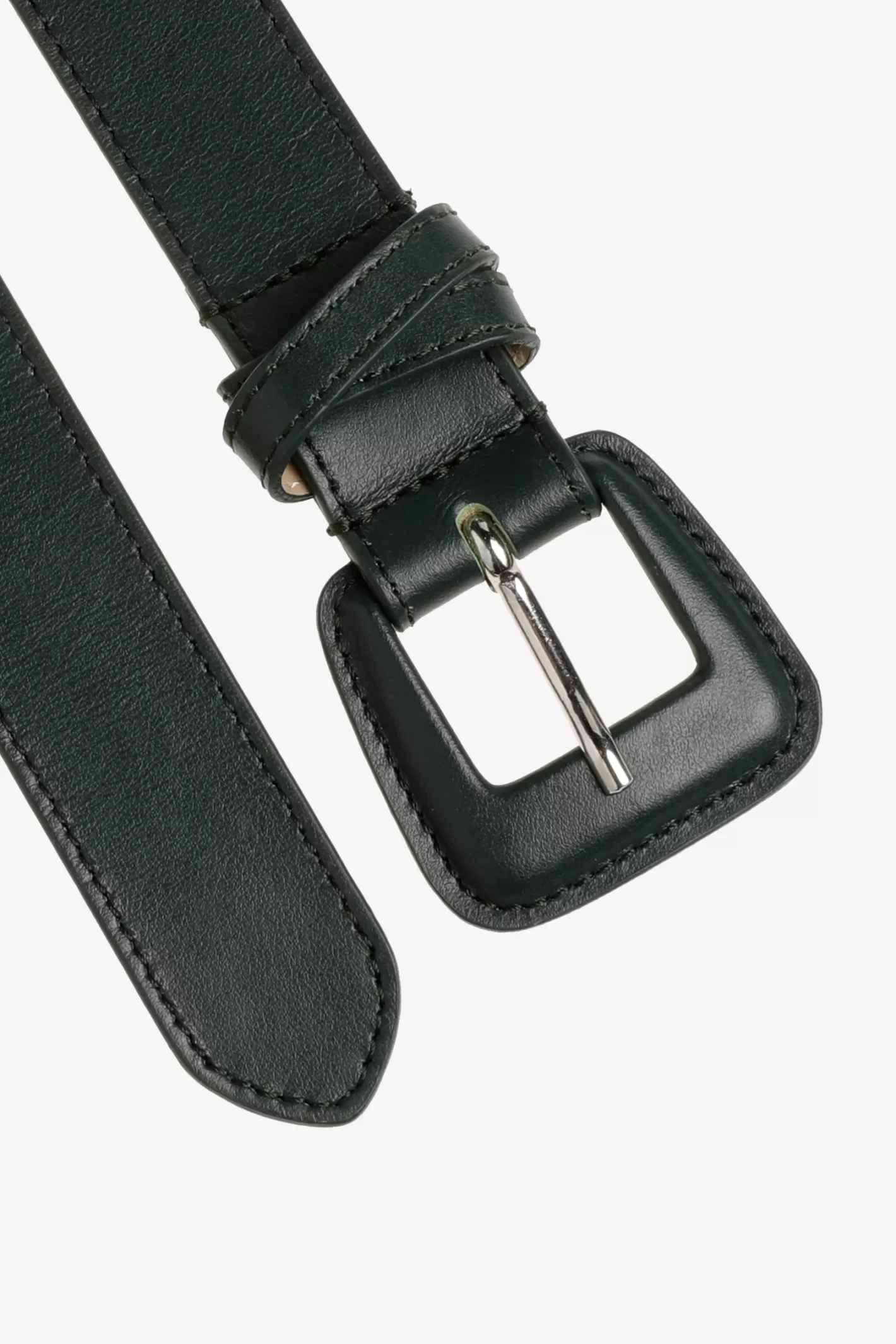 Femme Xandres Ceinture en cuir avec boucle arrondie