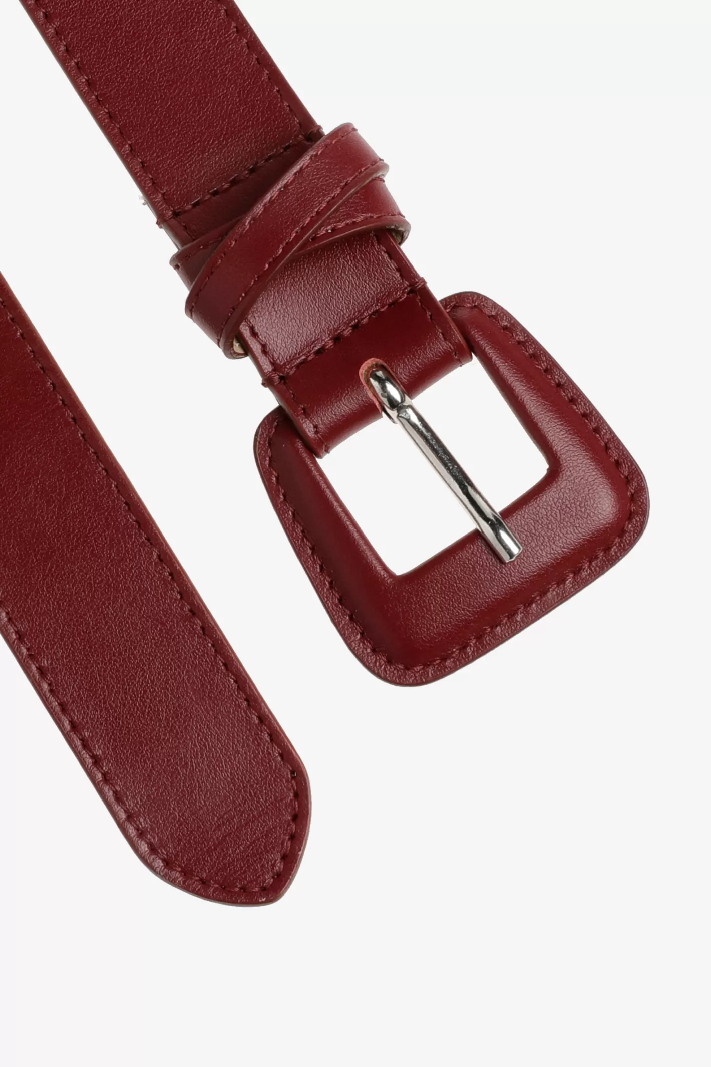 Femme Xandres Ceinture en cuir avec boucle arrondie