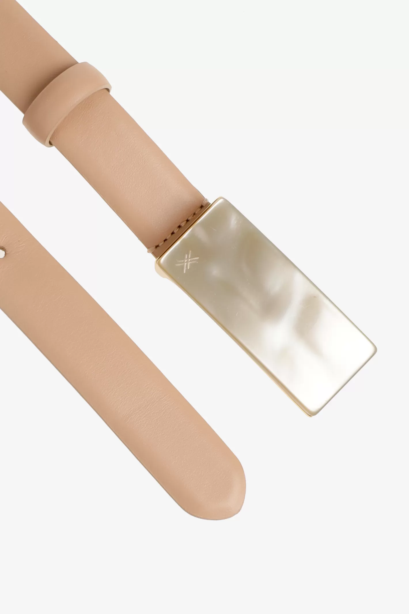 Femme Xandres Ceinture étroite en cuir