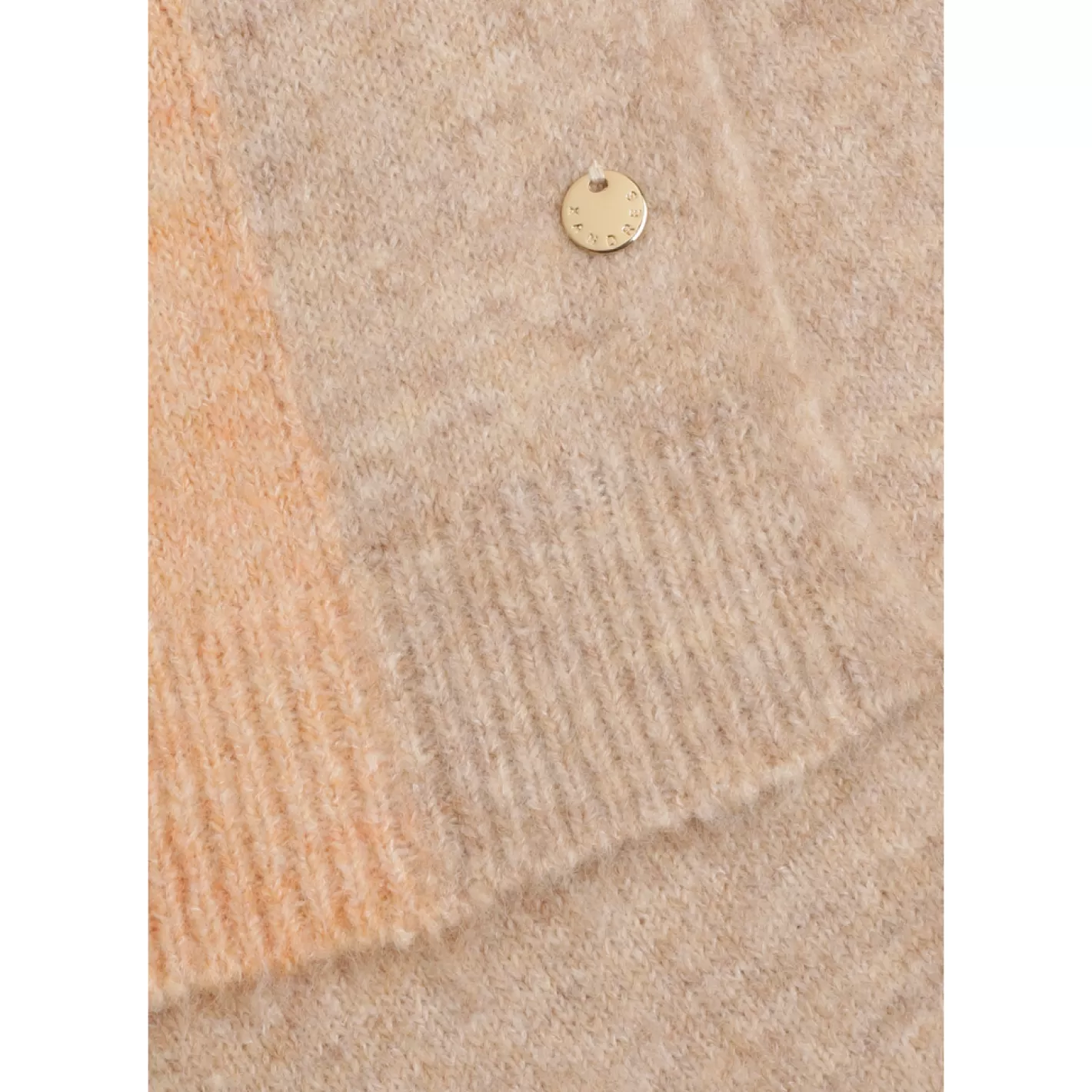 Femme Xandres Écharpe à couleurs contrastées confectionnée dans un mélange de laines