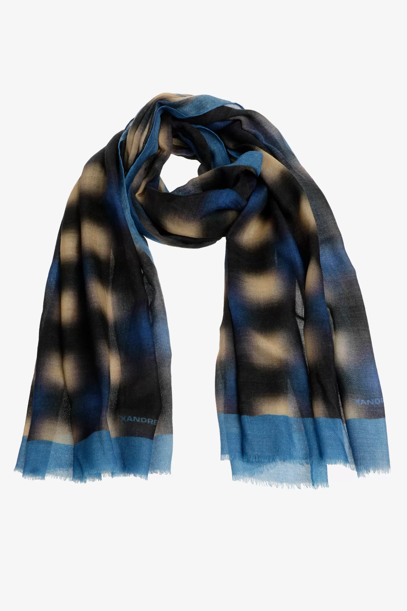 Femme Xandres Écharpe en laine à imprimé flou
