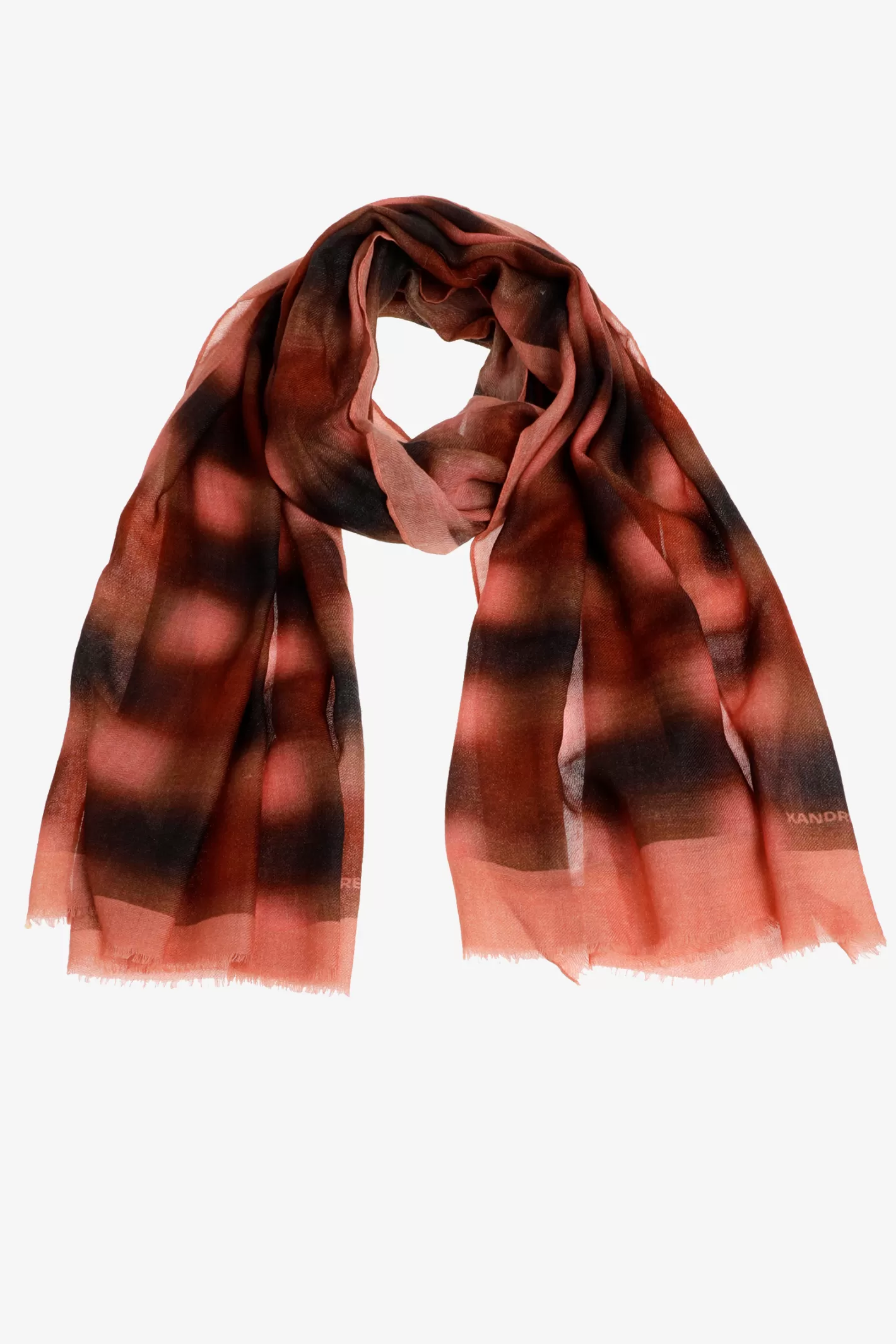 Femme Xandres Écharpe en laine à imprimé flou