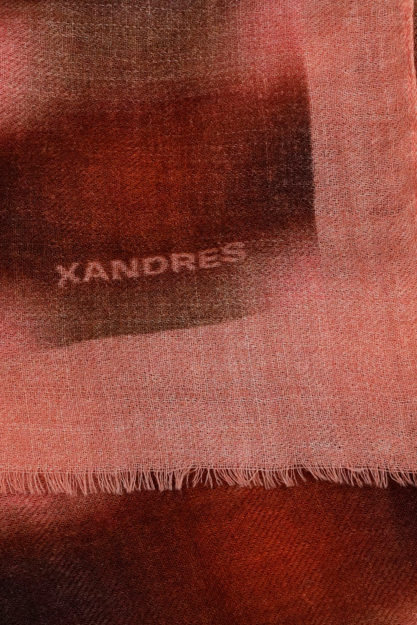 Femme Xandres Écharpe en laine à imprimé flou