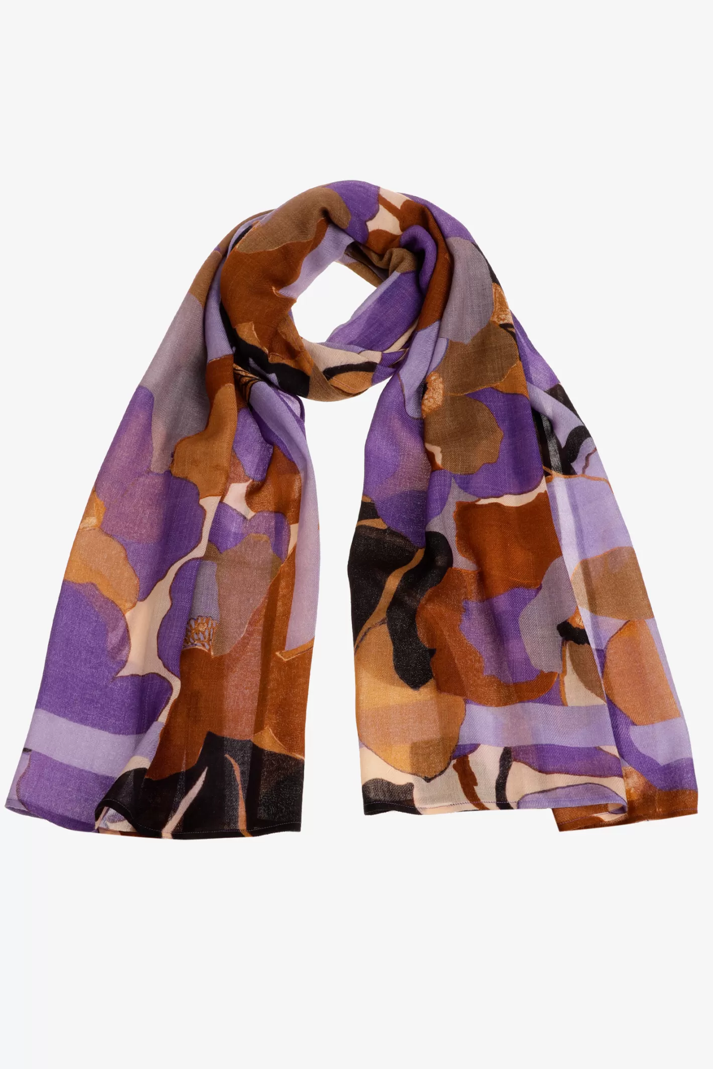 Femme Xandres Écharpe en laine à motif floral