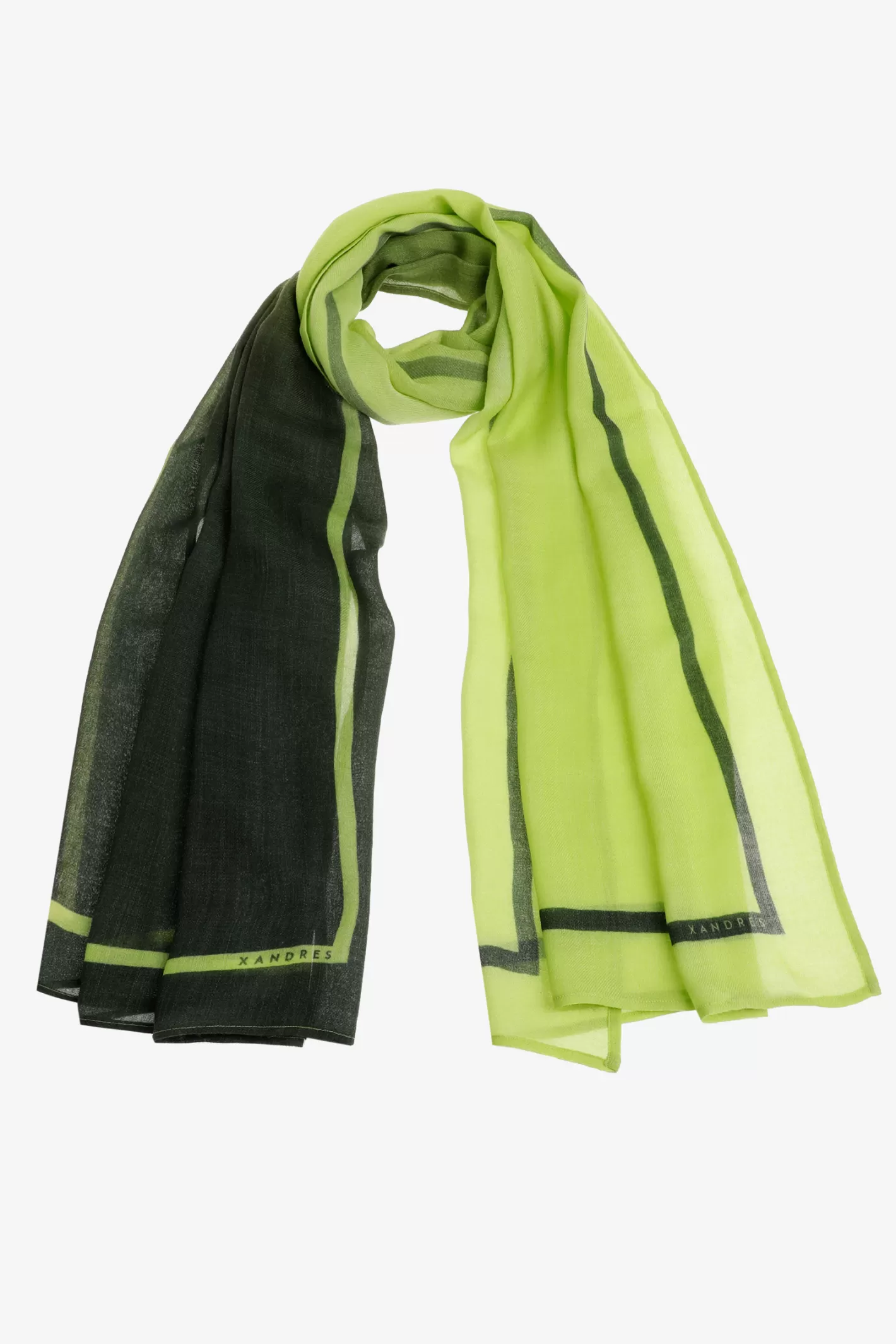 Femme Xandres Écharpe en laine avec dégradé