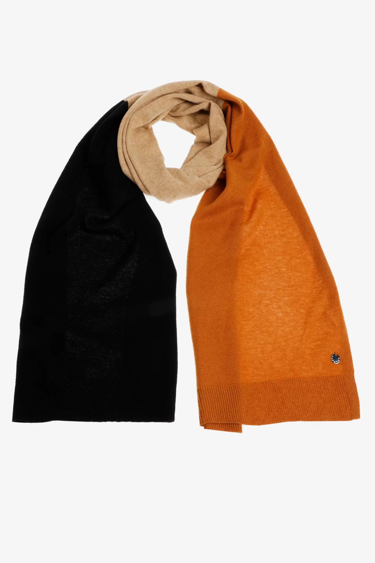 Femme Xandres Écharpe en maille fine à couleurs contrastées