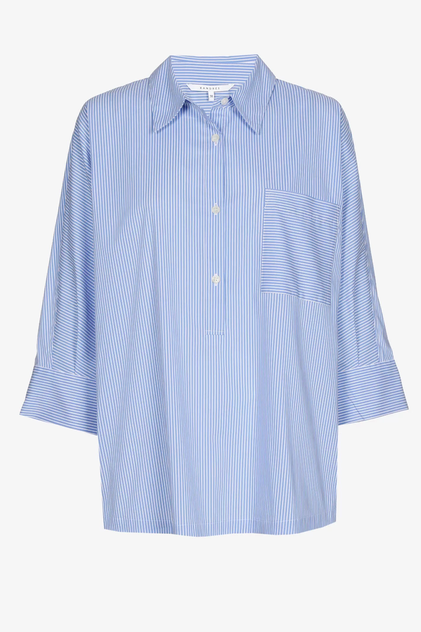Femme Xandres Chemise surdimensionnée à rayures