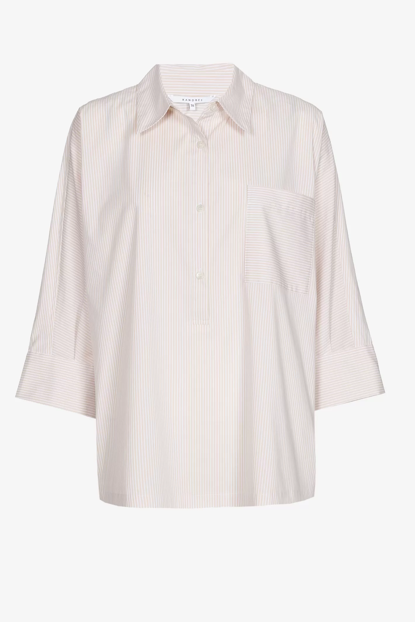 Femme Xandres Chemise surdimensionnée à rayures