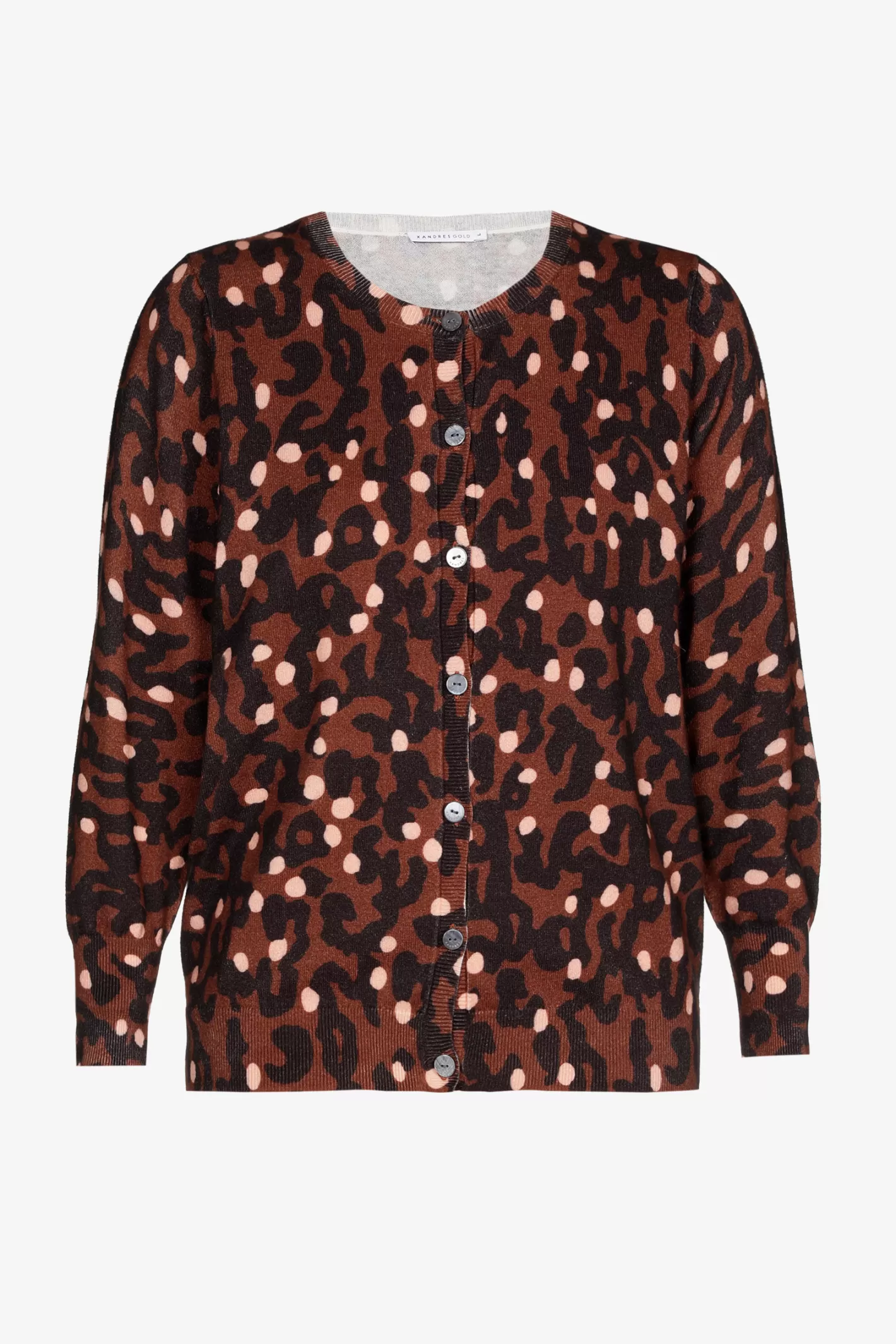 Femme Xandres Fin gilet tissé à motif