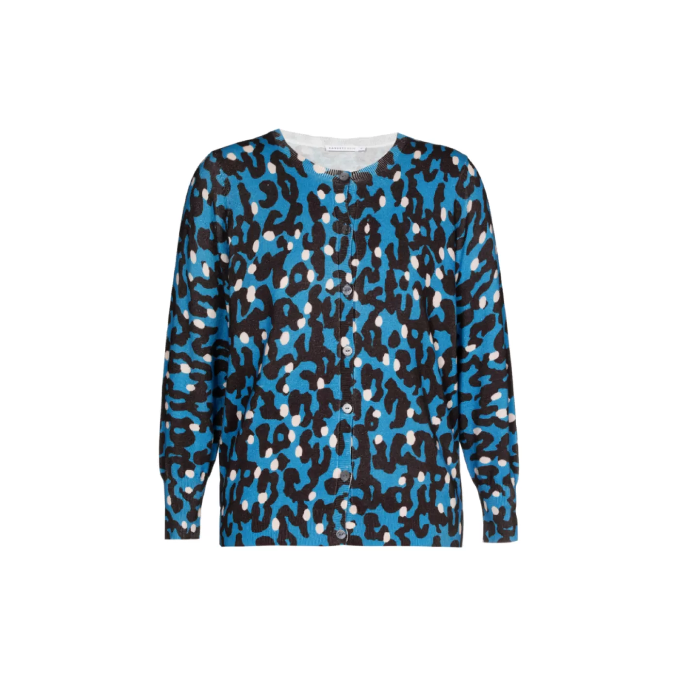 fin_gilet_tiss__motif_2-1.webp Femme Xandres Fin gilet tissé à motif