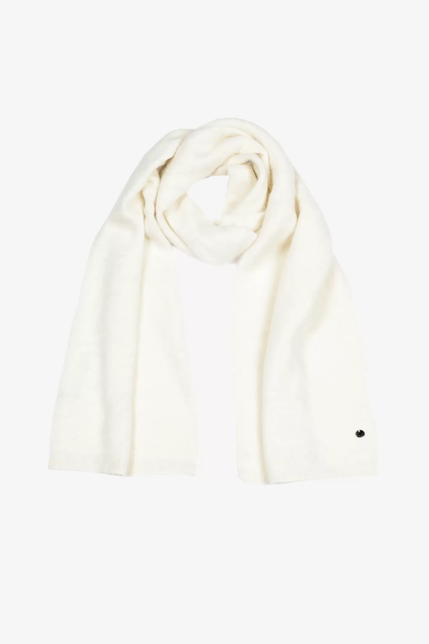 Femme Xandres Foulard en fourrure confectionné avec de la laine d’alpaga