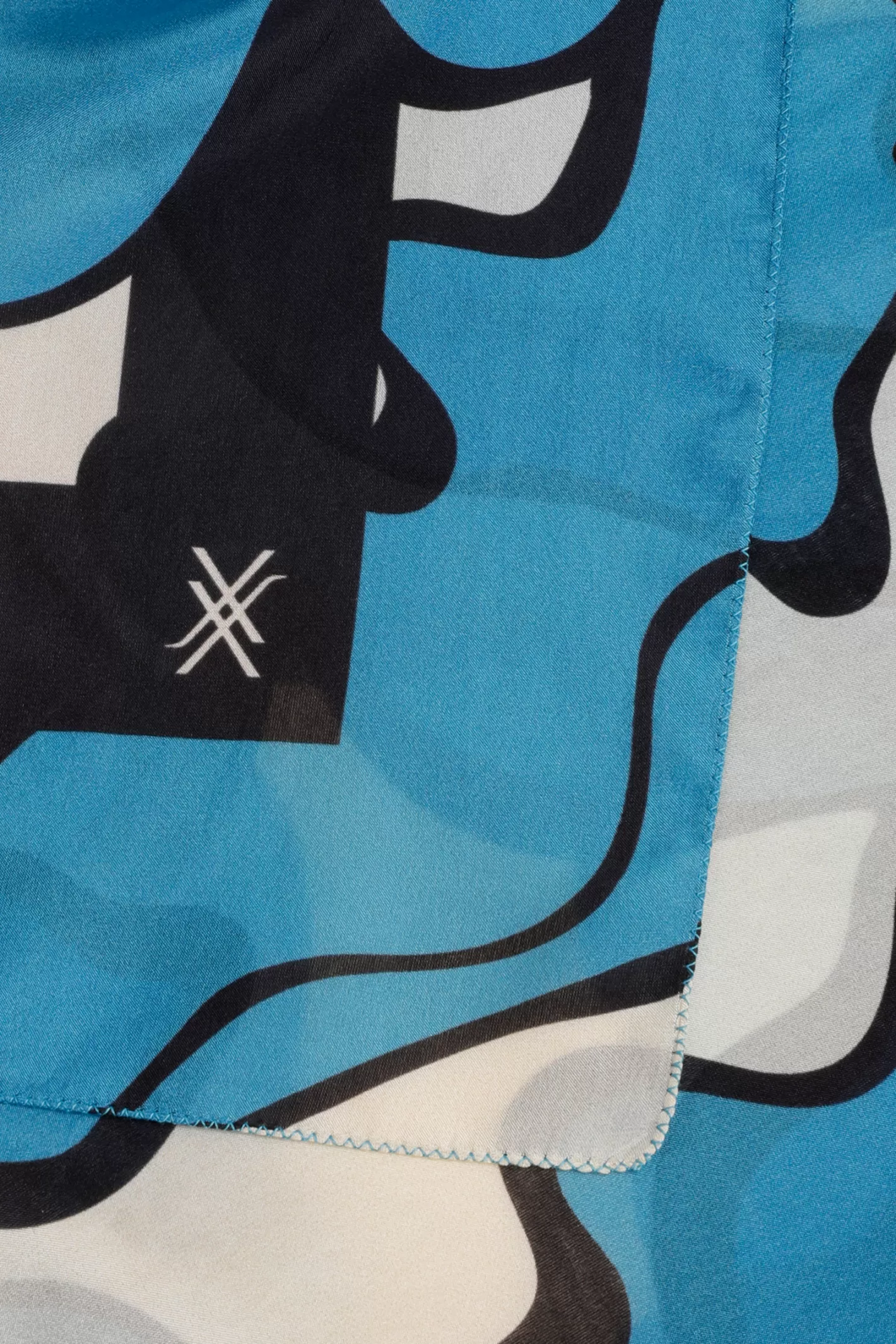 Femme Xandres Foulard en soie à motif floral