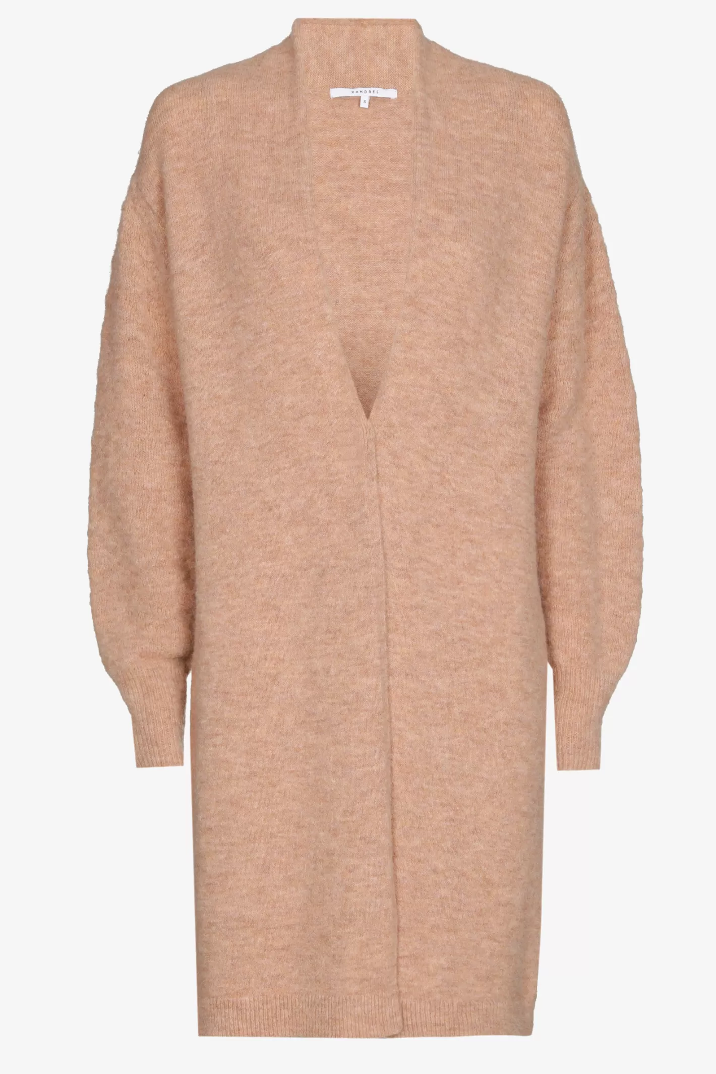 Femme Xandres Gilet long en laine d’alpaga