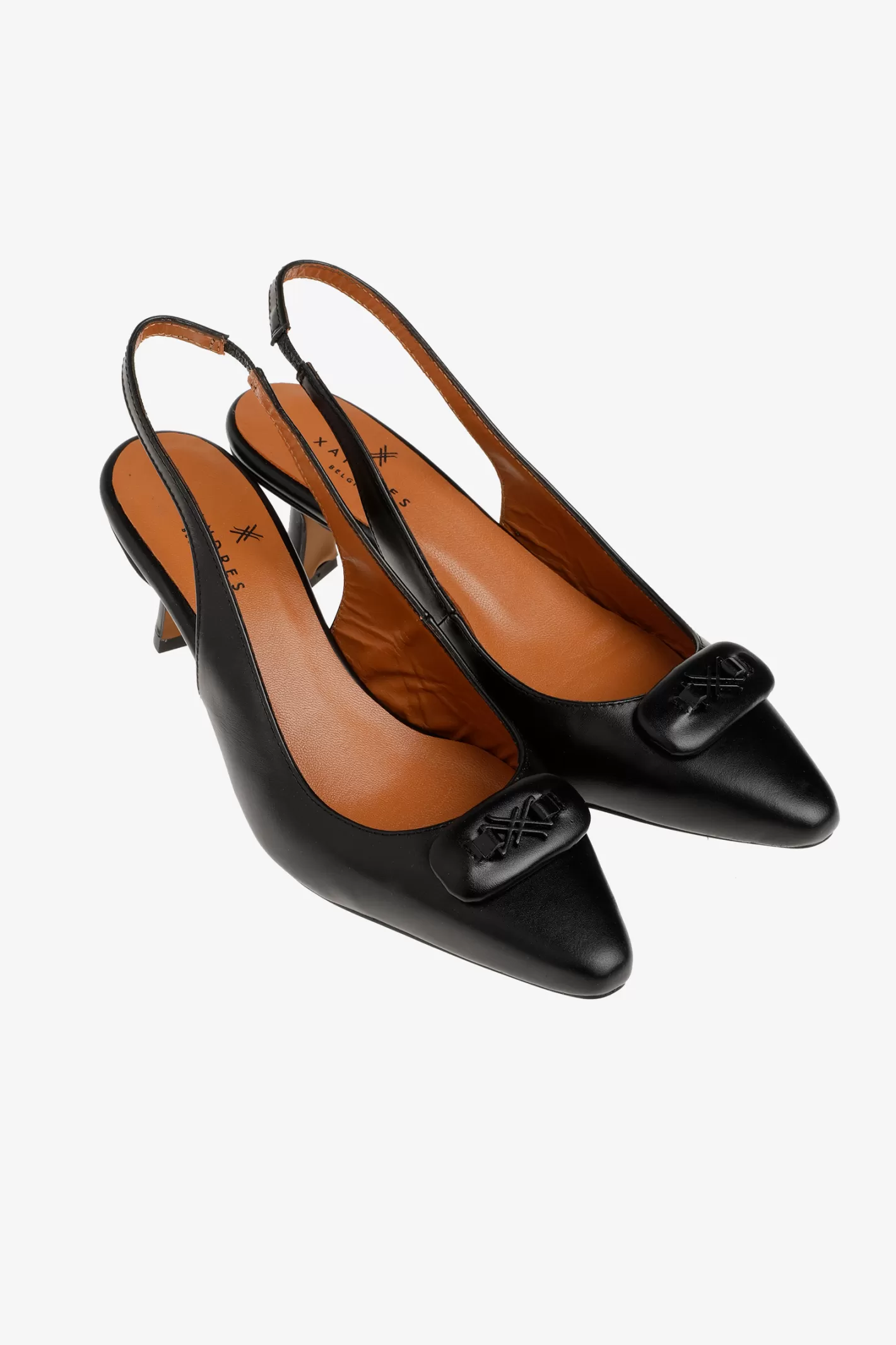 Femme Xandres Élégants talons en cuir