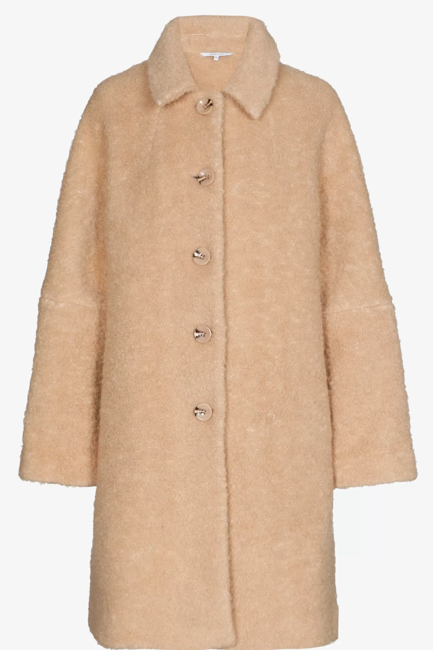 Femme Xandres Manteau long en tissu bouclé