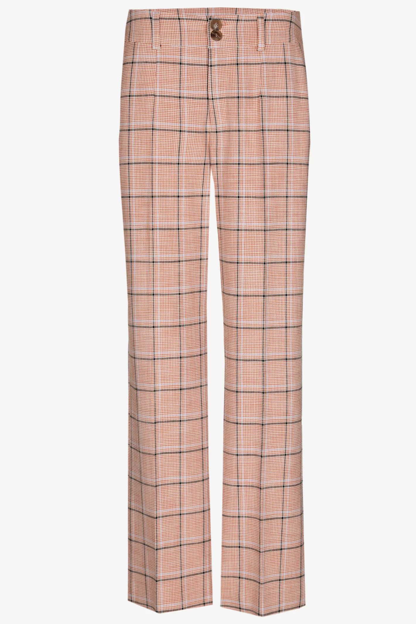 Femme Xandres Pantalon à carreaux à jambes droites