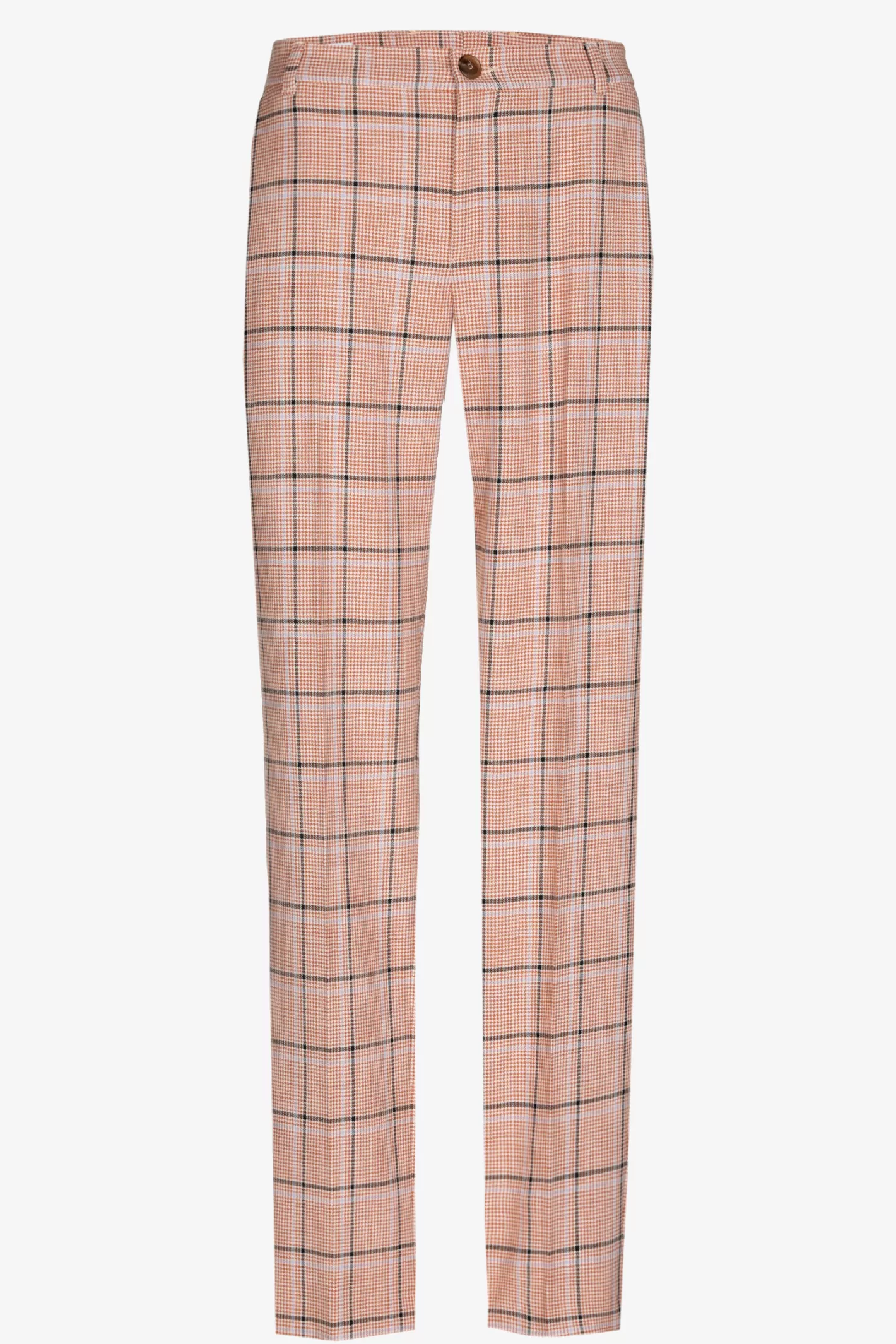 Femme Xandres Pantalon à carreaux à jambes étroites