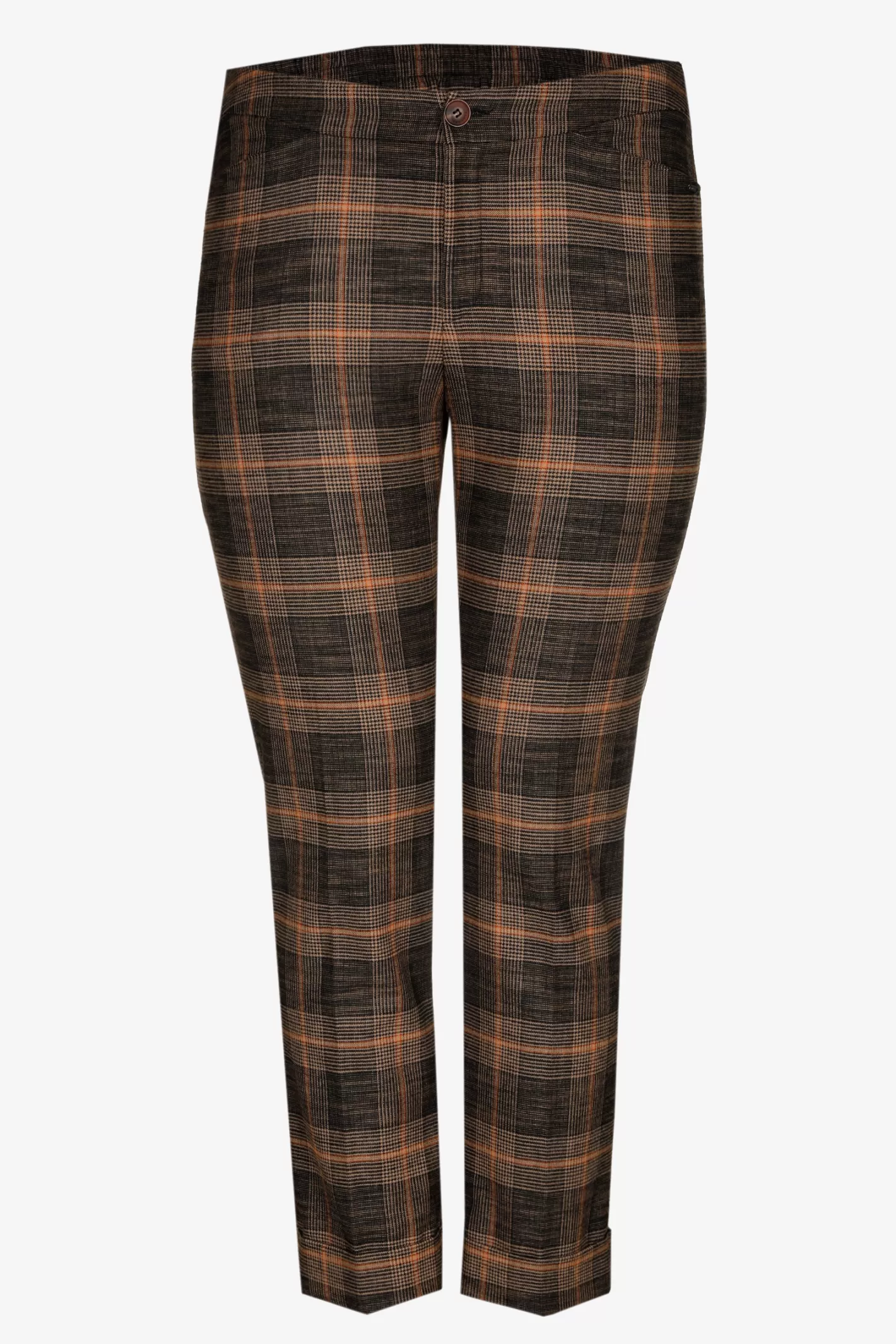 Femme Xandres Pantalon à carreaux à jambes étroites