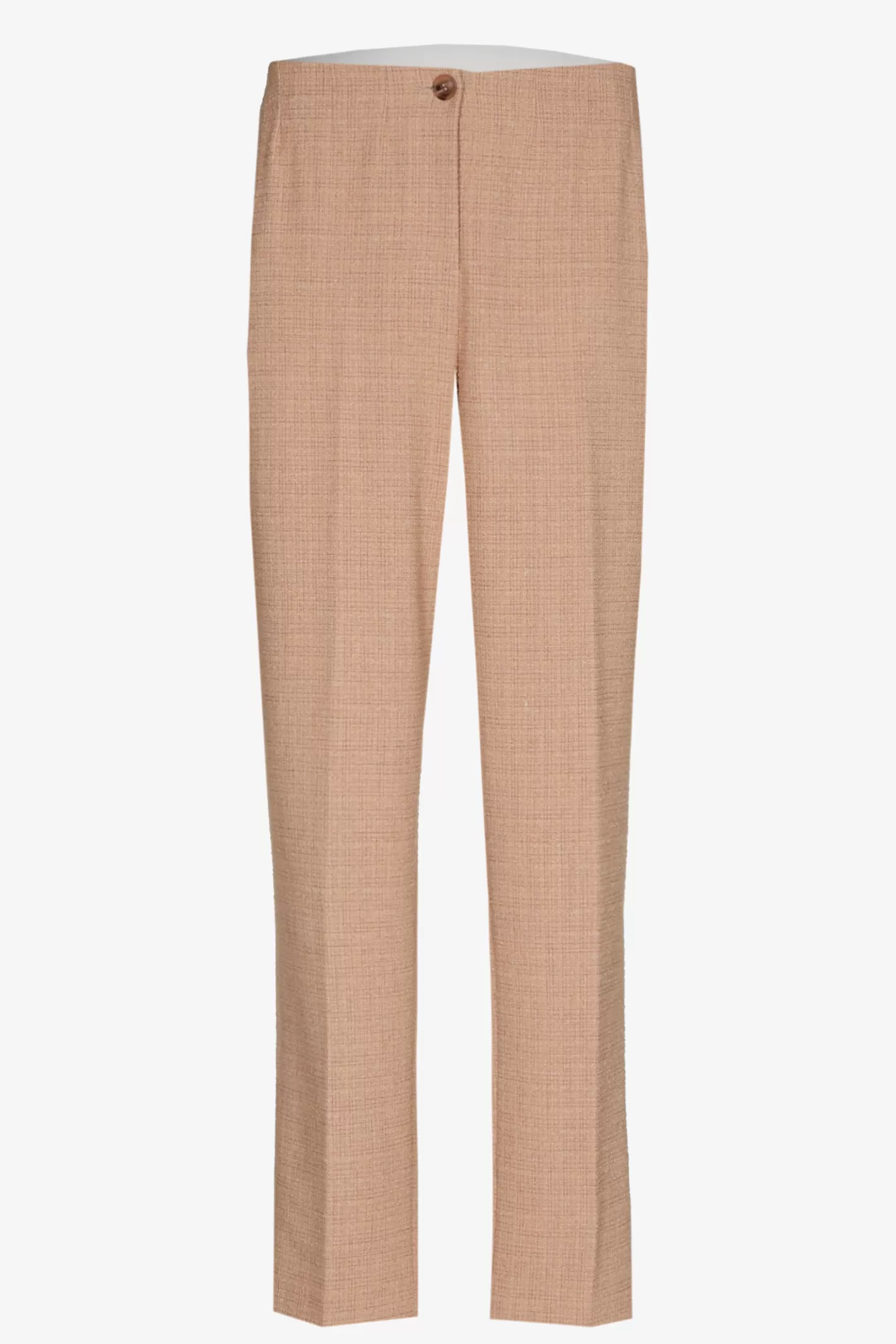 Femme Xandres Pantalon à jambes étroites en tissu bouclettes