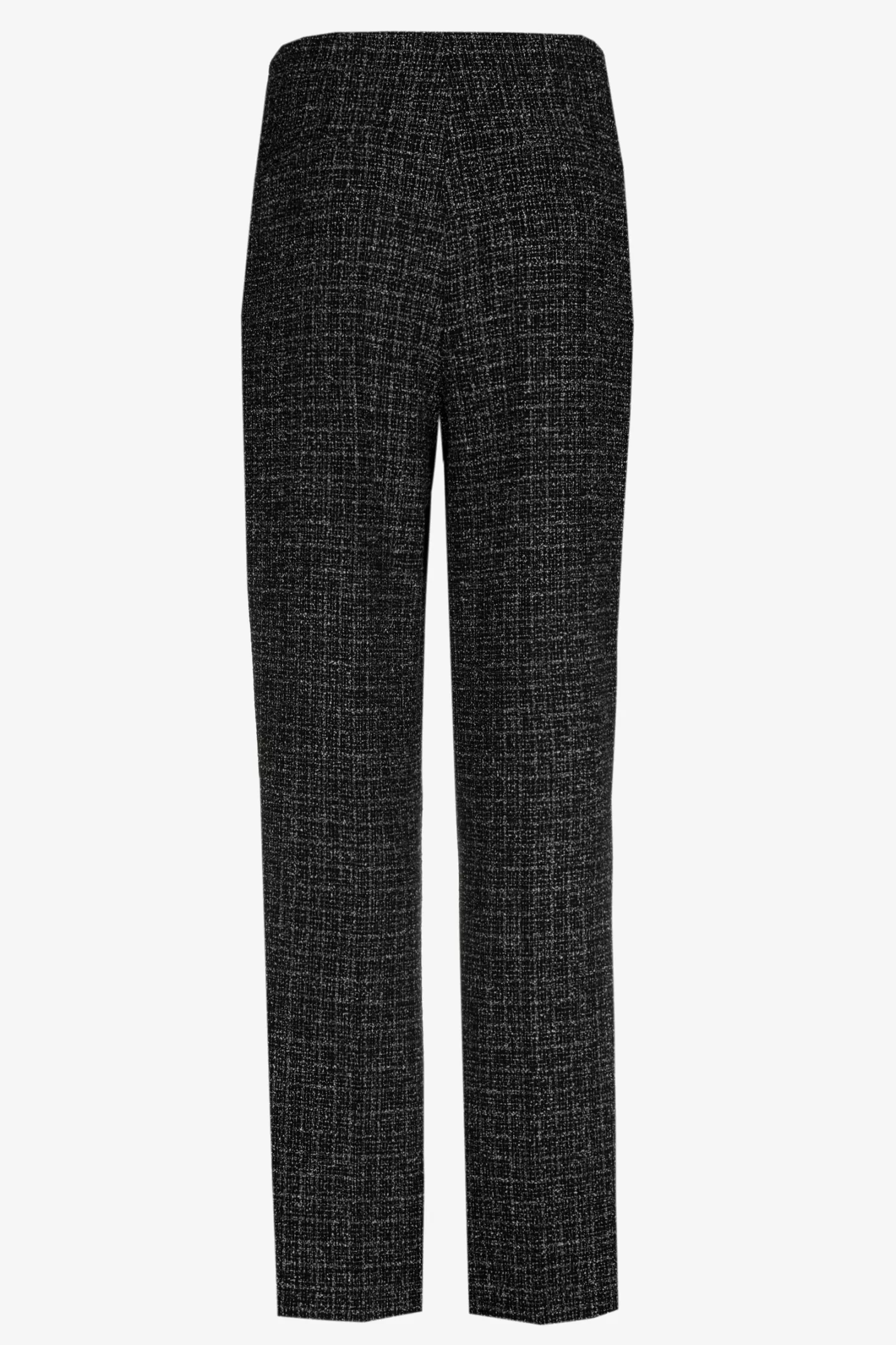 Femme Xandres Pantalon à jambes étroites en tissu bouclettes
