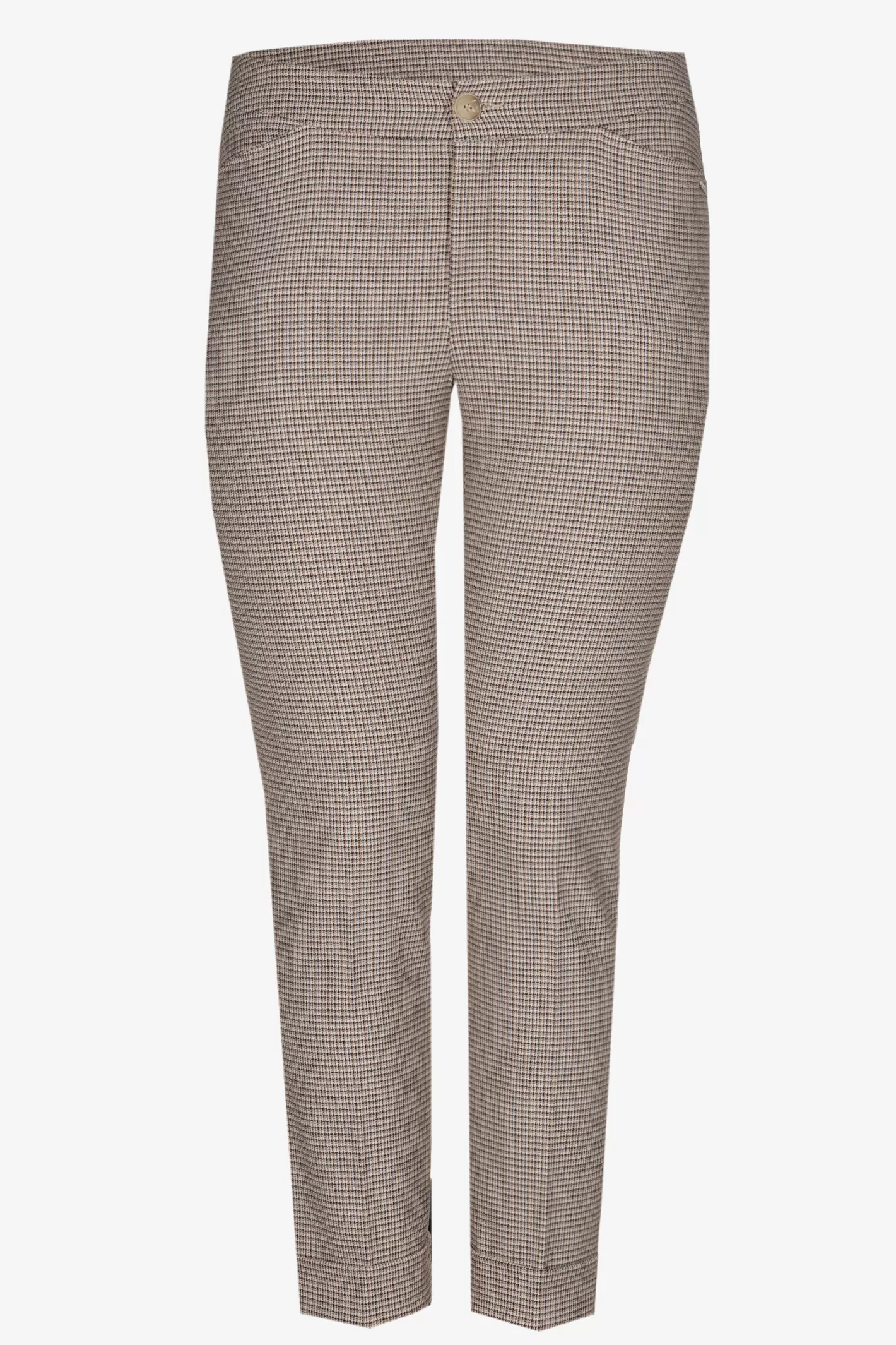 Femme Xandres Pantalon avec fin motif à carreaux