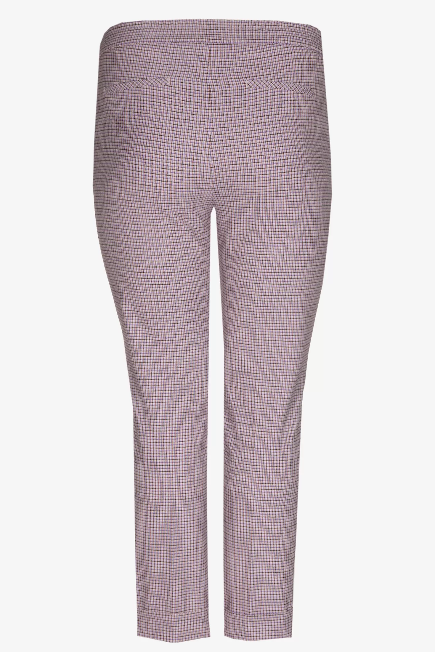 Femme Xandres Pantalon avec fin motif à carreaux
