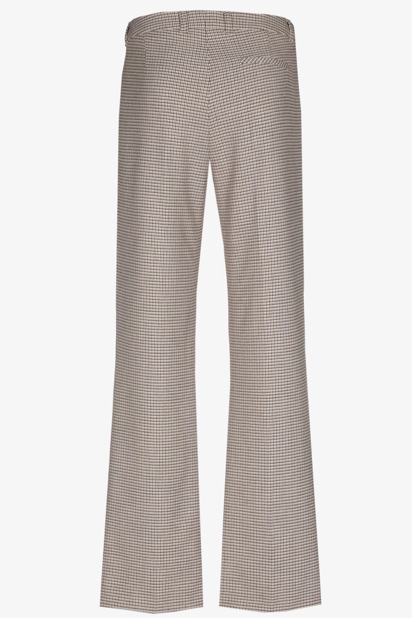 Femme Xandres Pantalon avec motif à petits carreaux