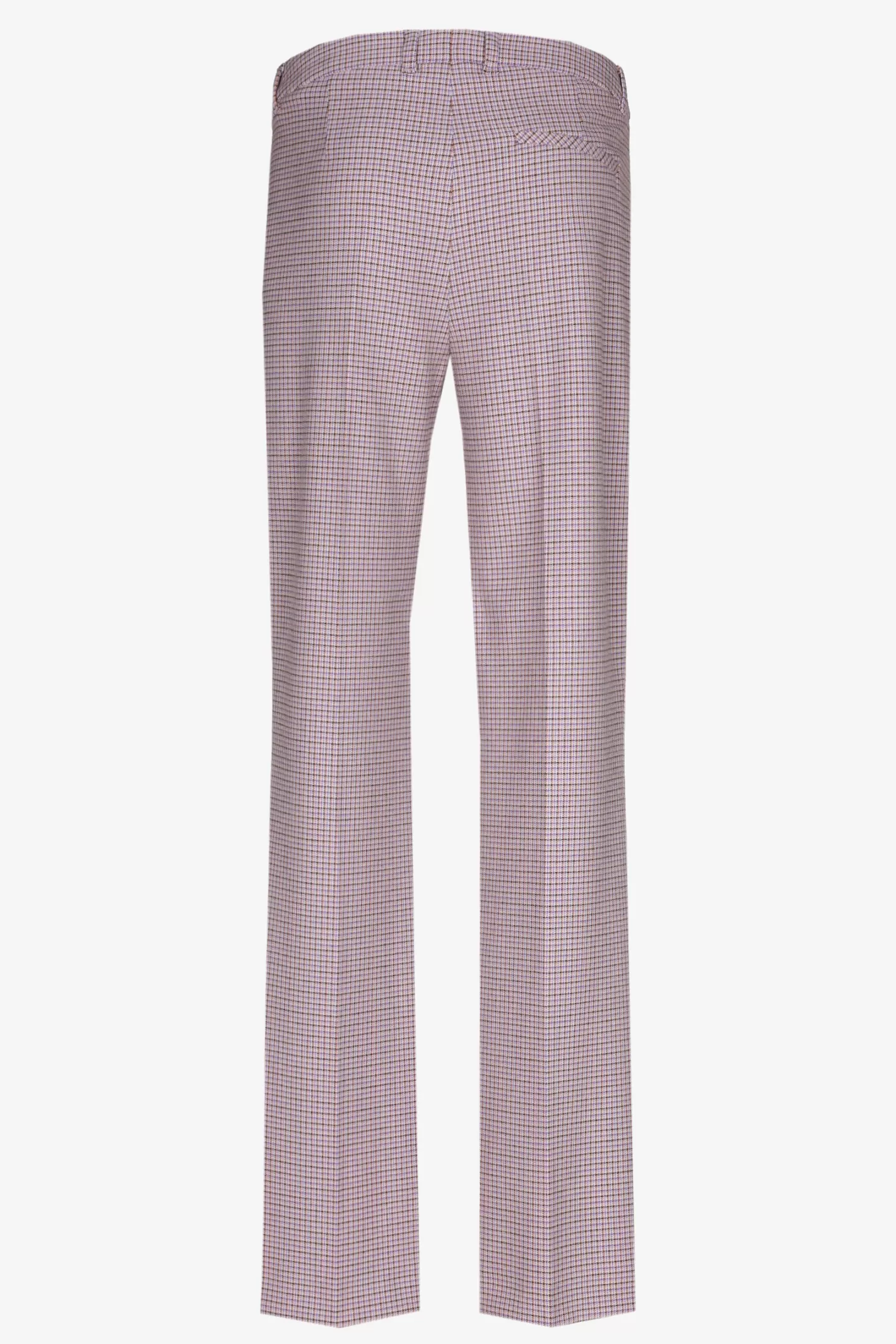 Femme Xandres Pantalon avec subtil motif à carreaux