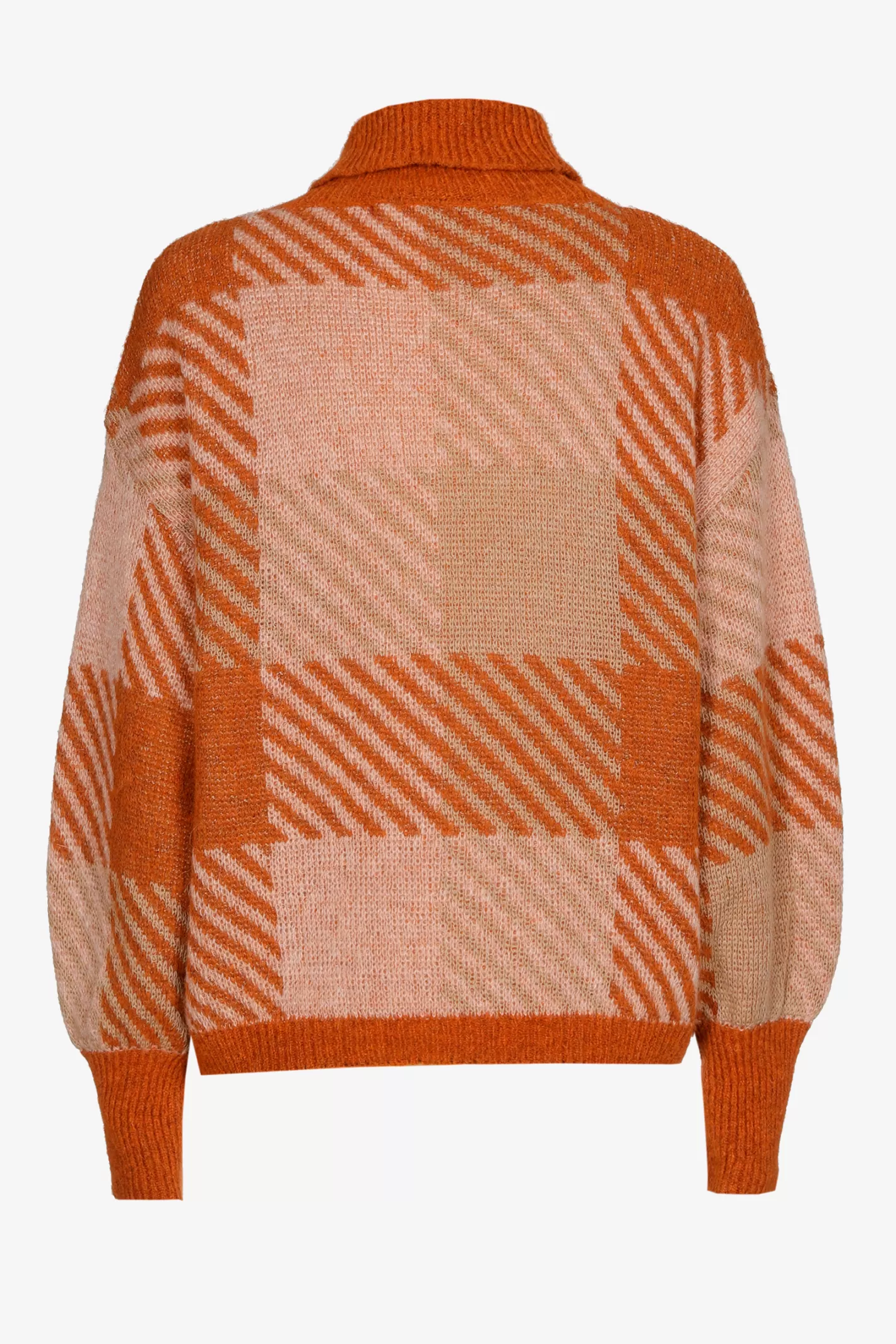 Femme Xandres Pull à carreaux contenant de la laine d’alpaga