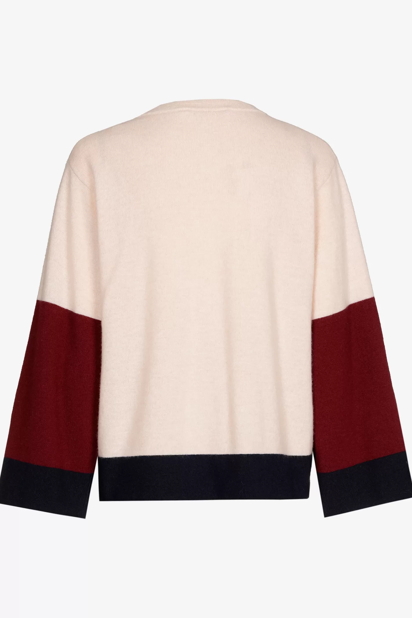 Femme Xandres Pull à couleurs contrastées avec col en V