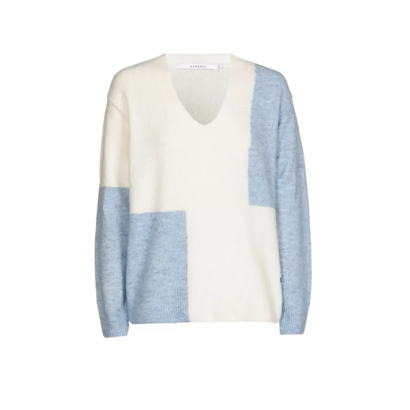 Femme Xandres Pull à couleurs contrastées confectionné dans un mélange de laines