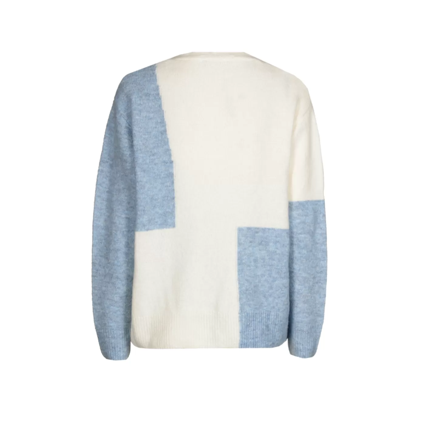 Femme Xandres Pull à couleurs contrastées confectionné dans un mélange de laines