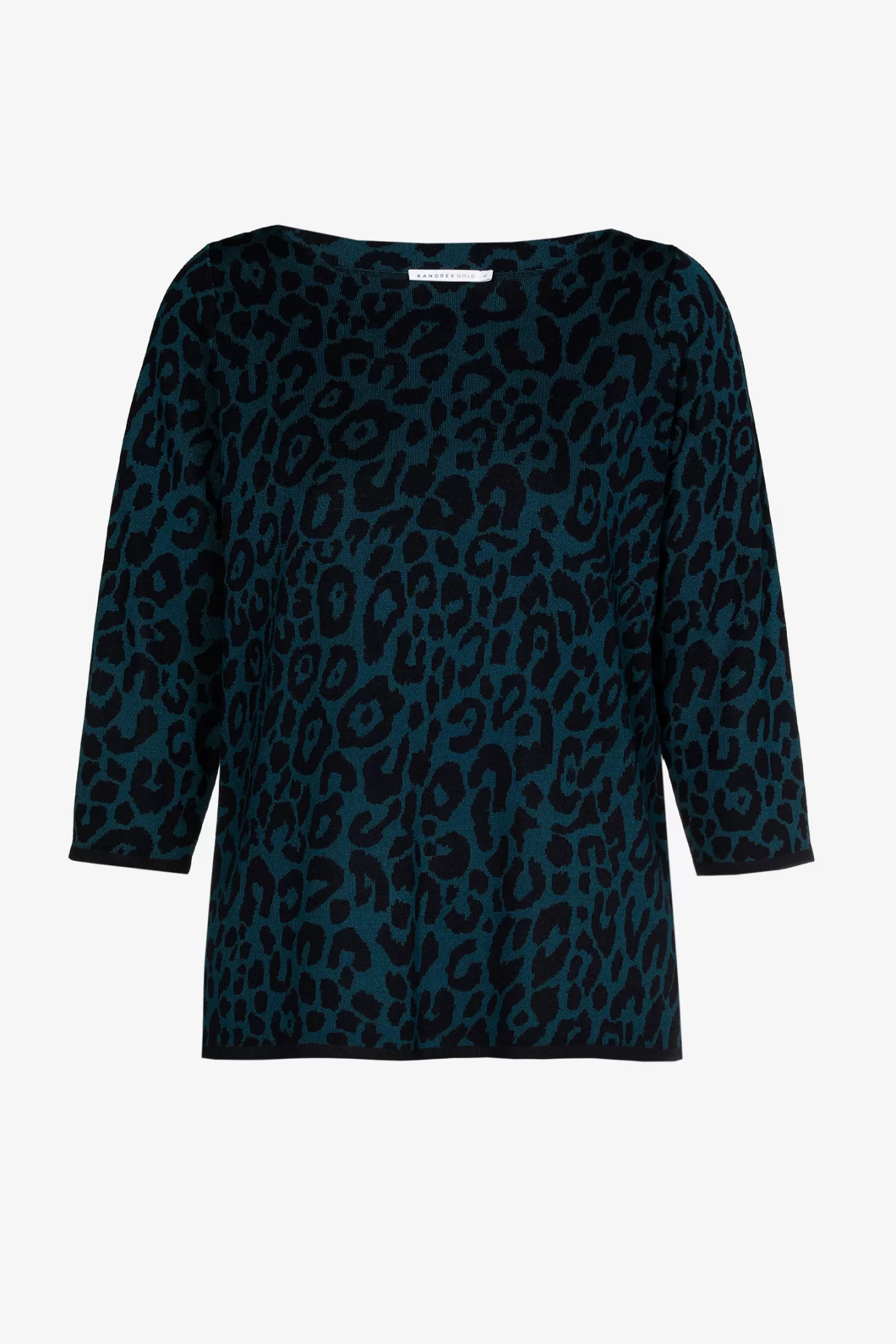 Femme Xandres Pull à motif léopard