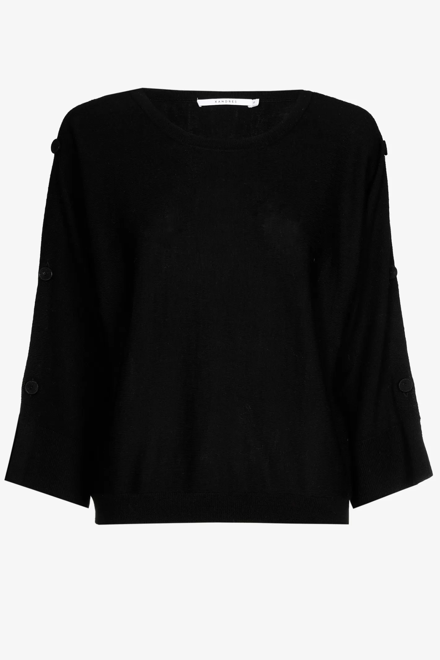 Femme Xandres Pull boutonné en laine mérinos