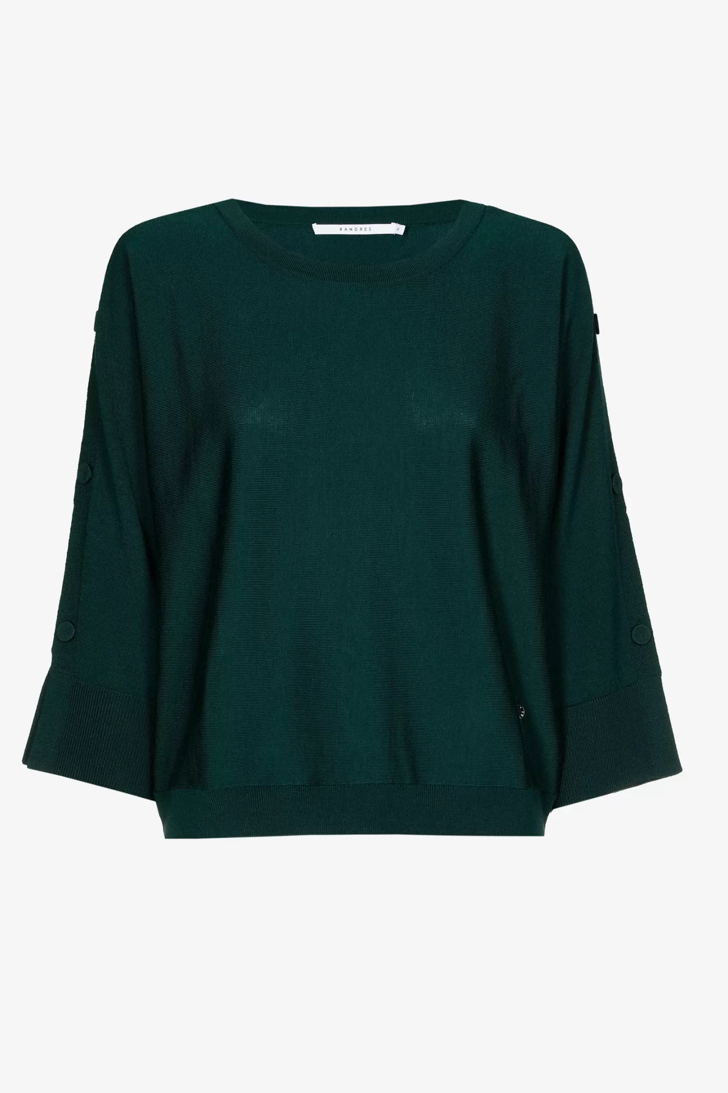 Femme Xandres Pull boutonné en laine mérinos