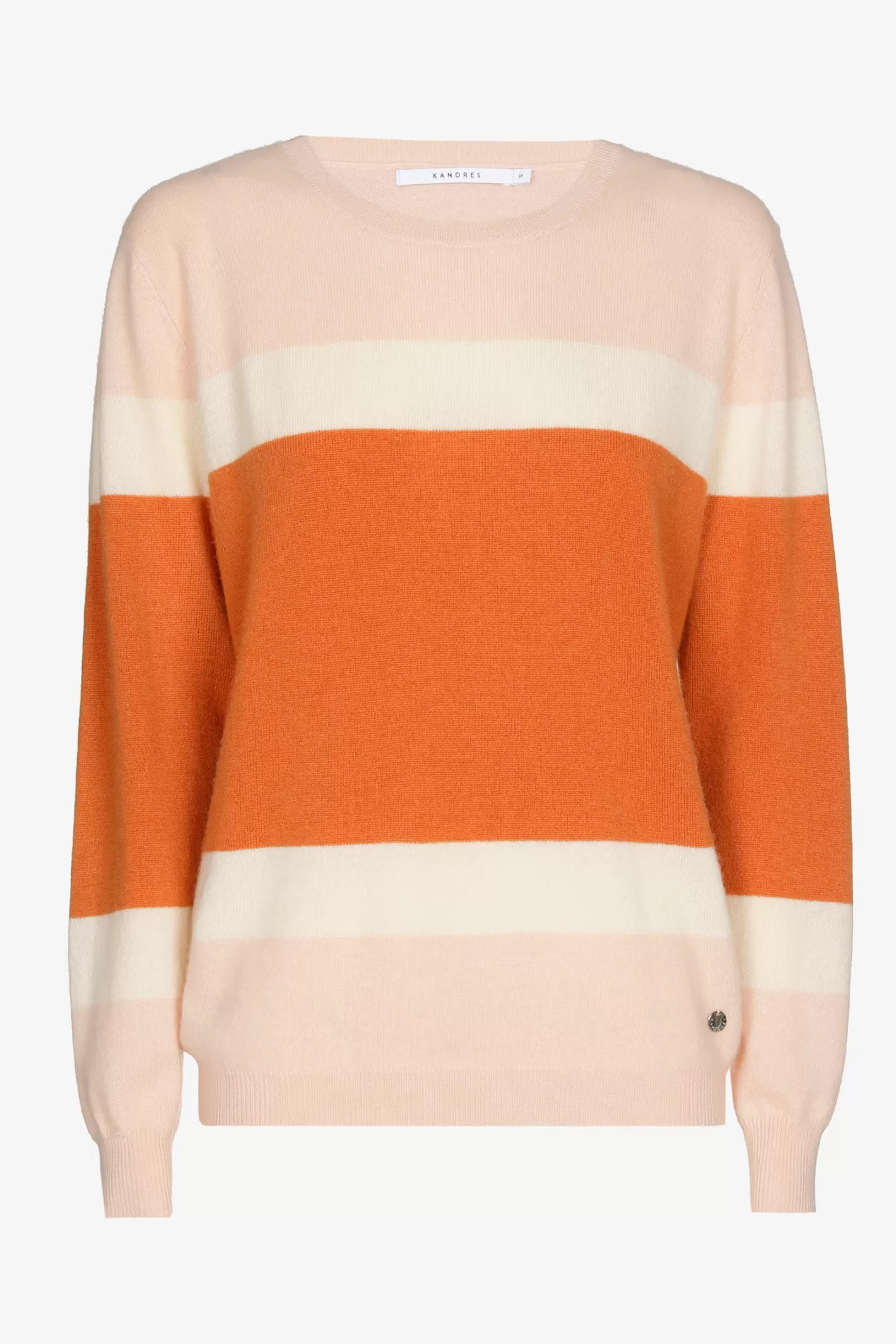 Femme Xandres Pull en cachemire à couleurs contrastées