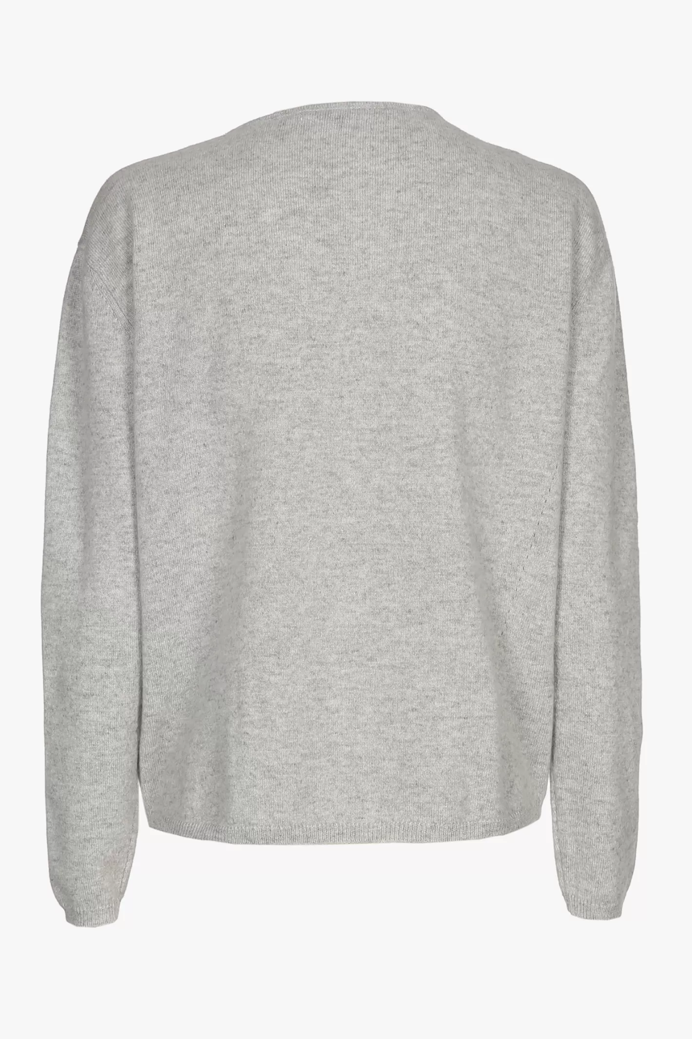 Femme Xandres Pull en cachemire gris à col rond