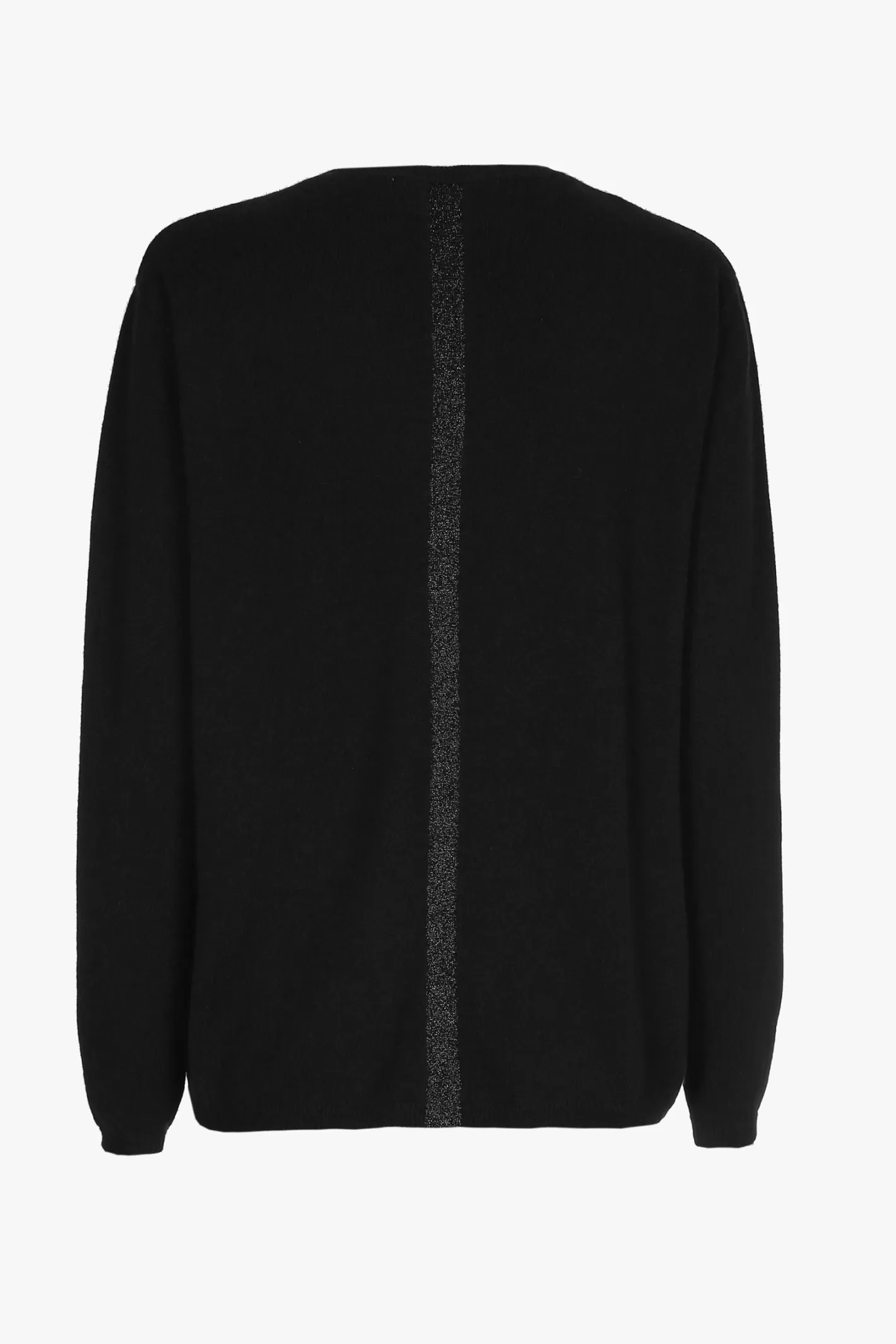Femme Xandres Pull en cachemire noir à col en V