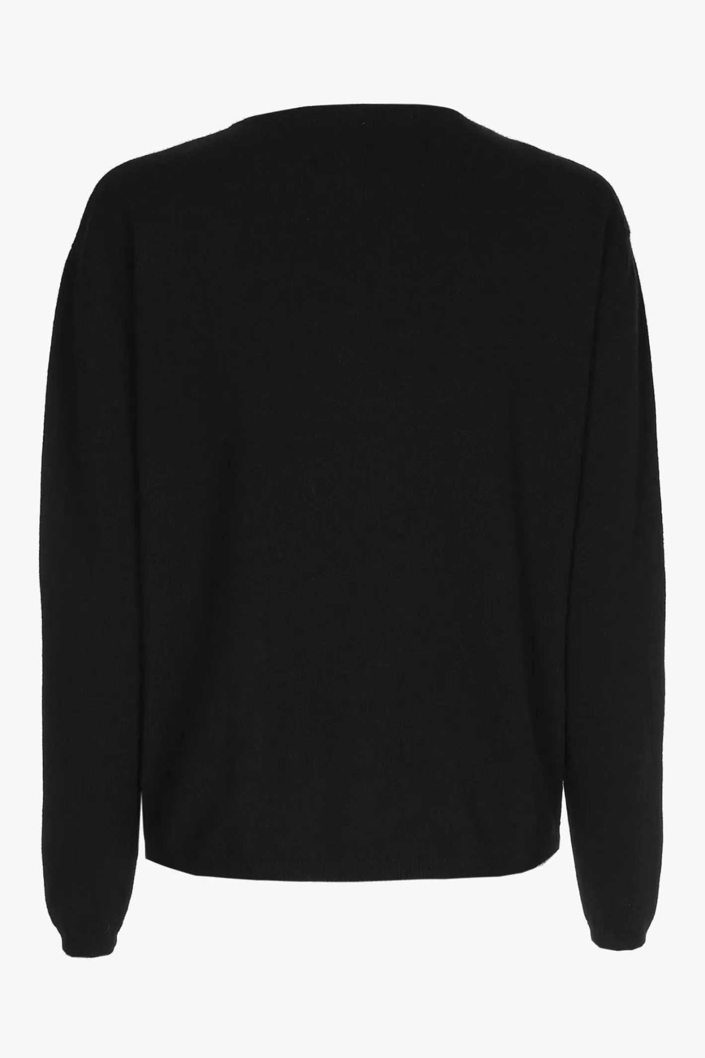 Femme Xandres Pull en cachemire noir à col rond