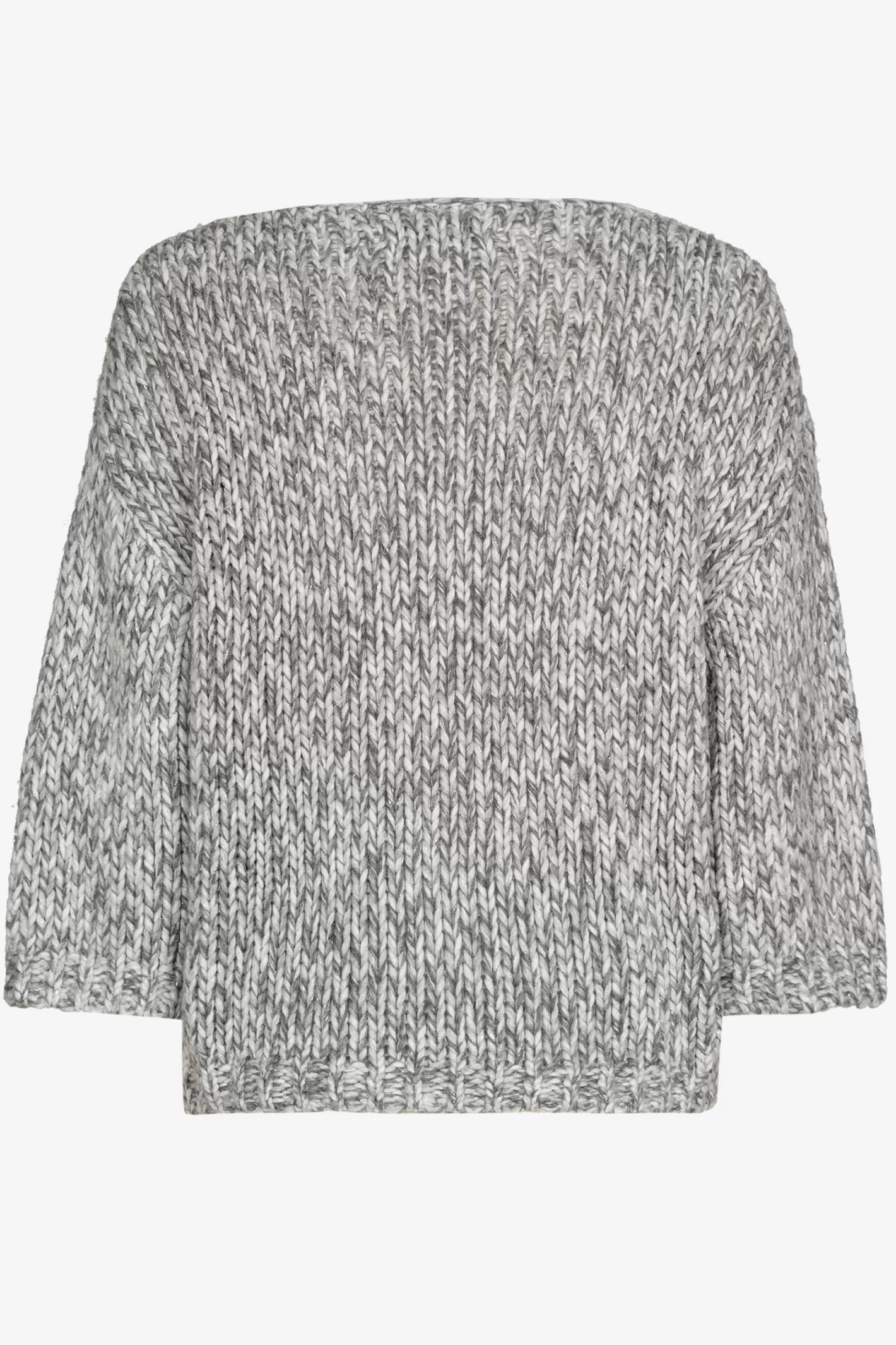 Femme Xandres Pull en grosse maille avec fil doré
