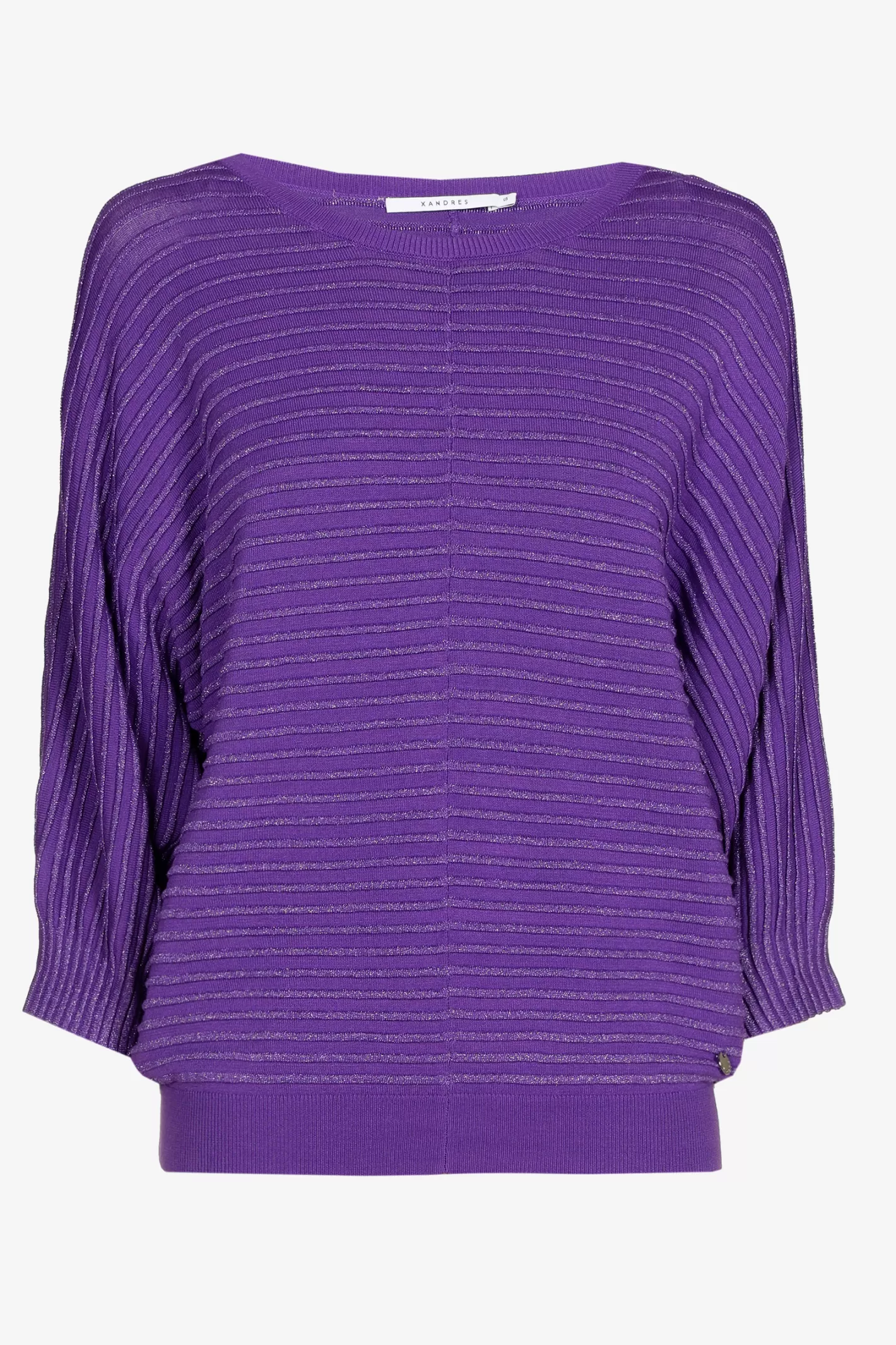 Femme Xandres Pull en maille fantaisie agrémenté de lurex