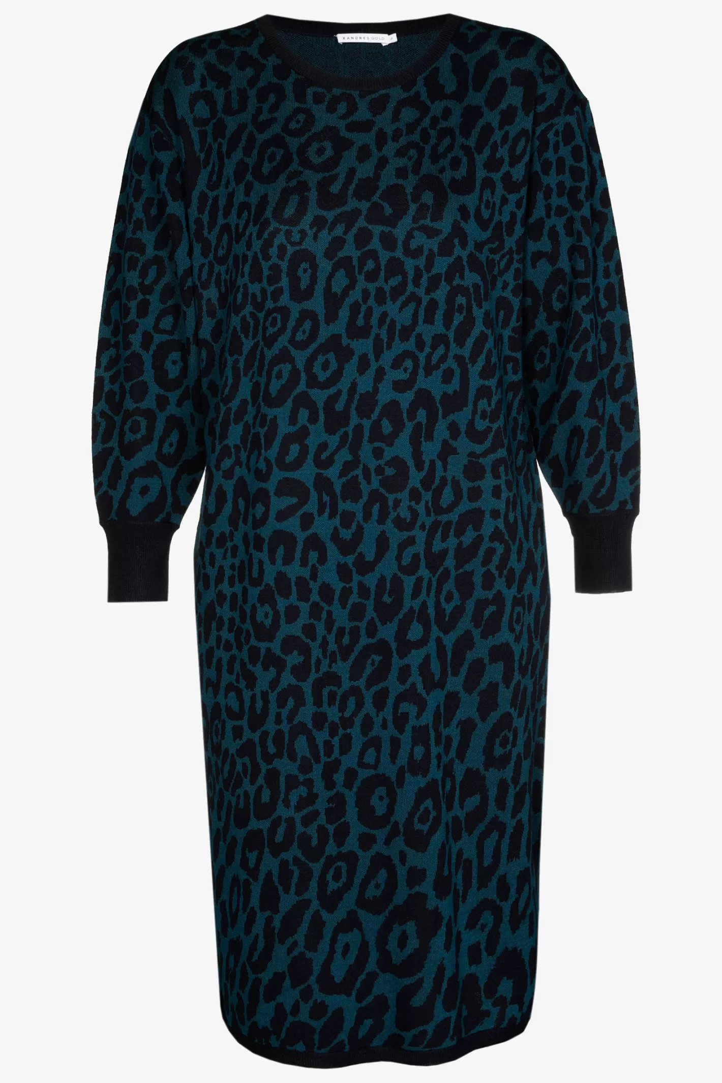Femme Xandres Robe longue à imprimé léopard