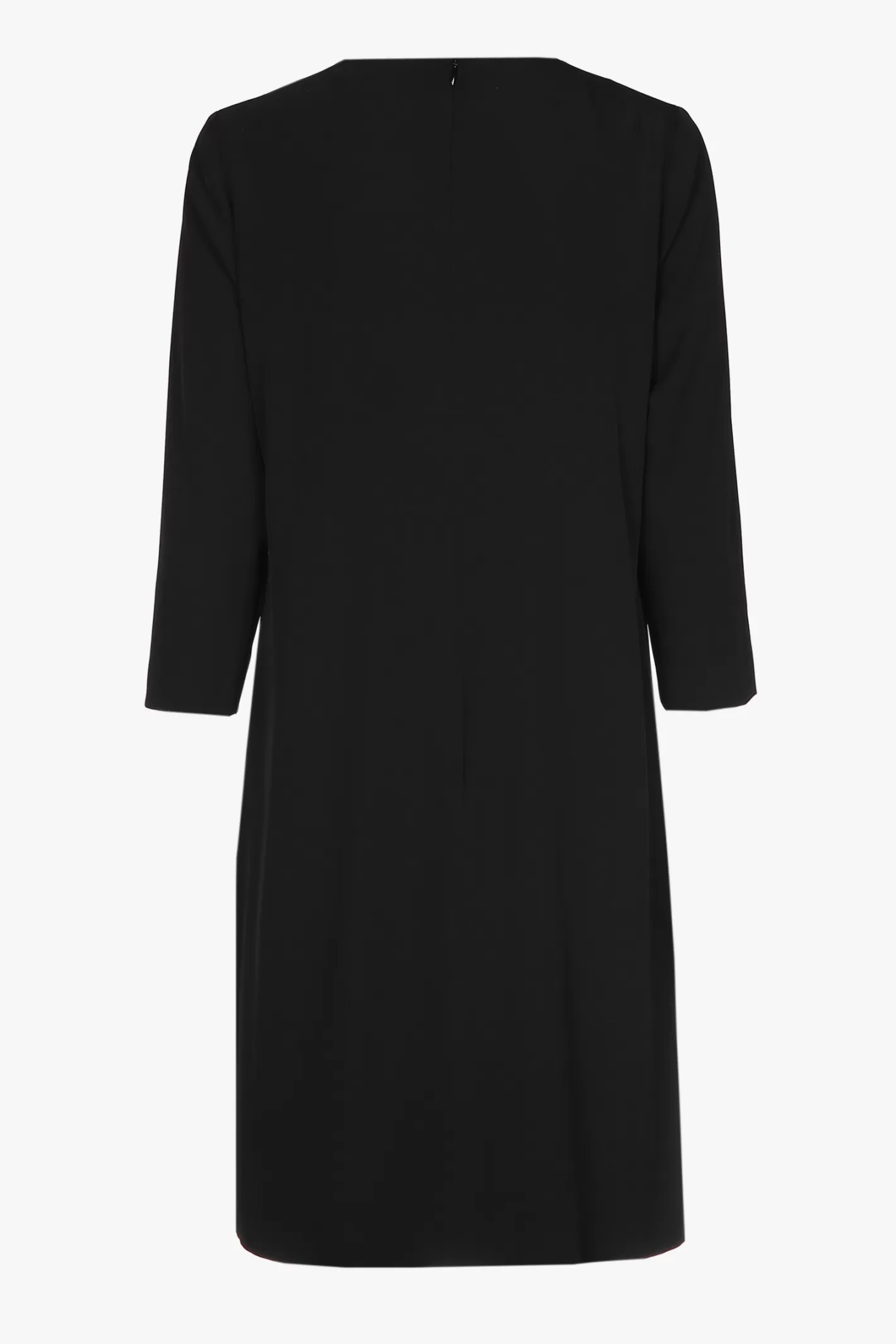Femme Xandres Robe noire de coupe droite avec col en V